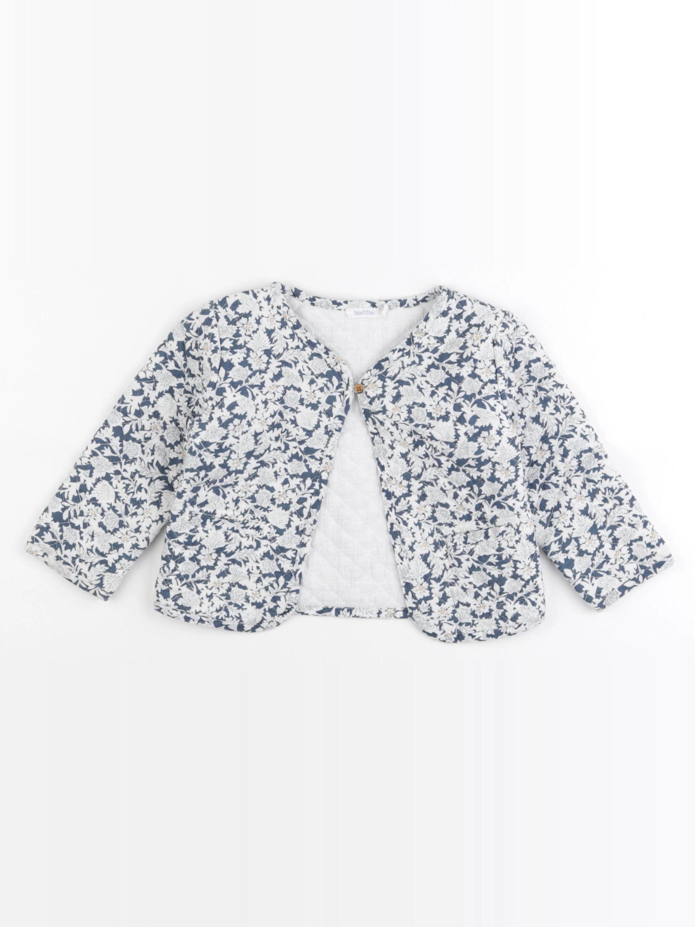 Boutchou - gilet bleu - 24 mois