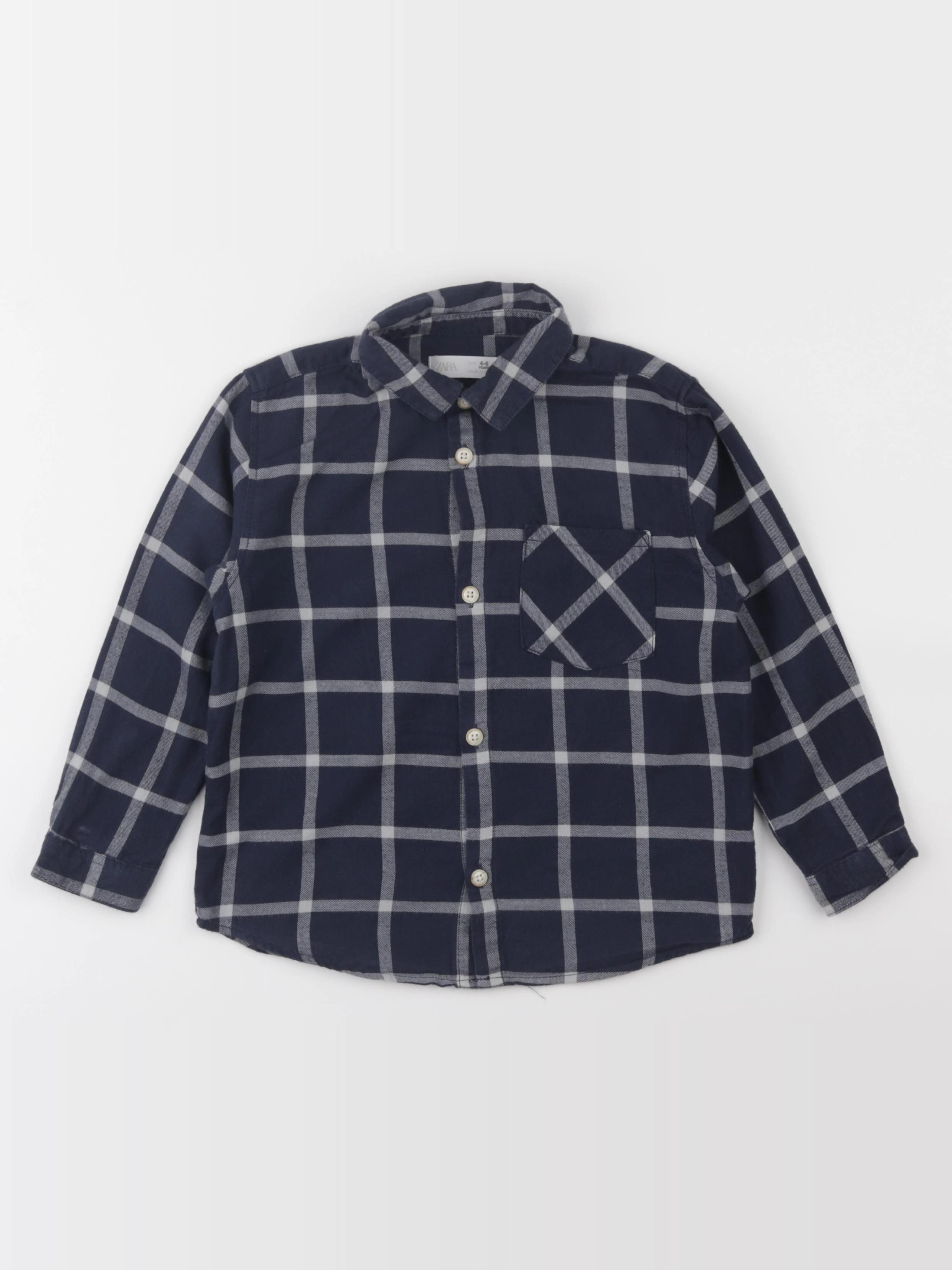 Zara - chemise bleu - 4/5 ans