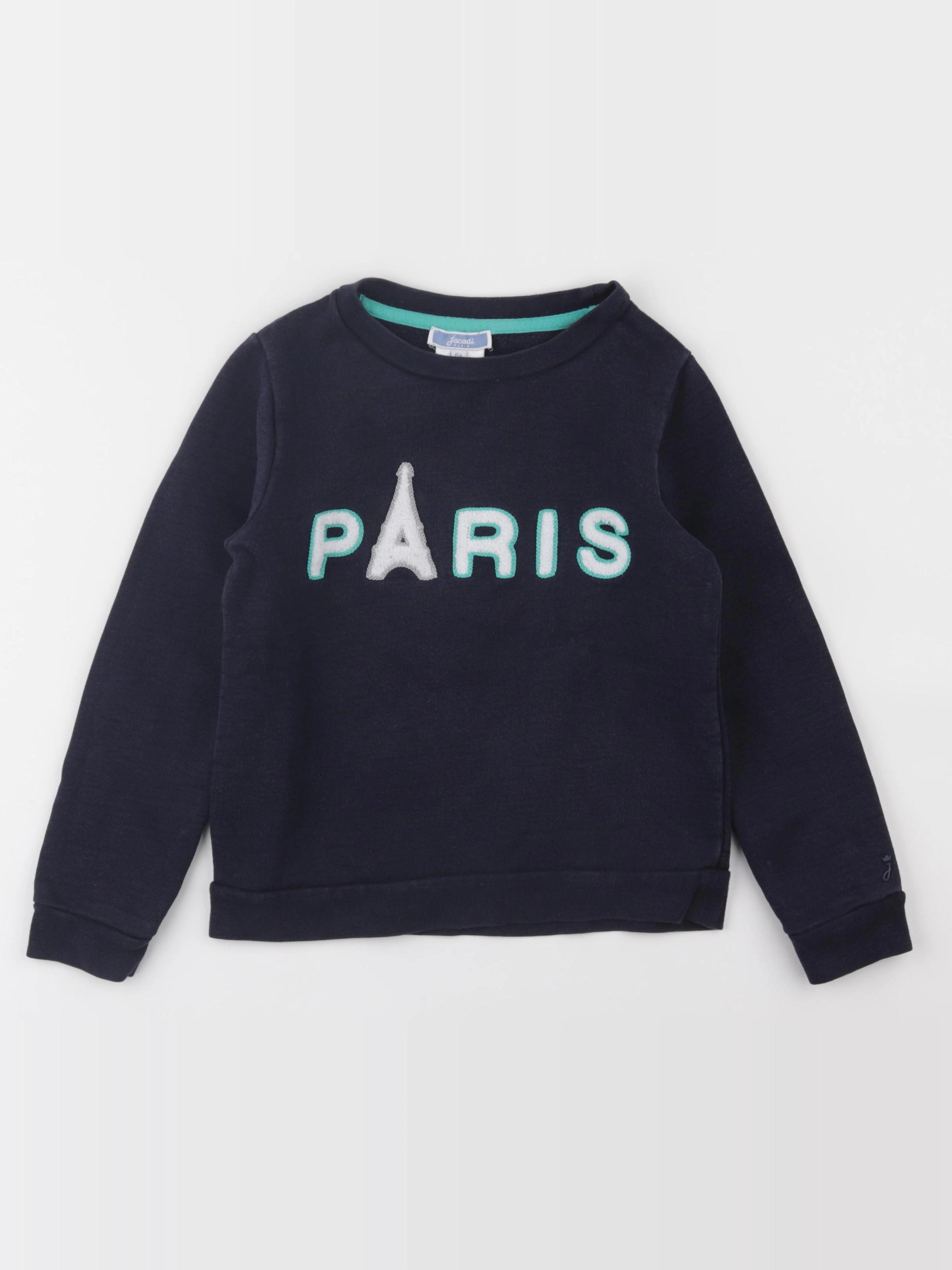 Jacadi - sweat bleu - 6 ans