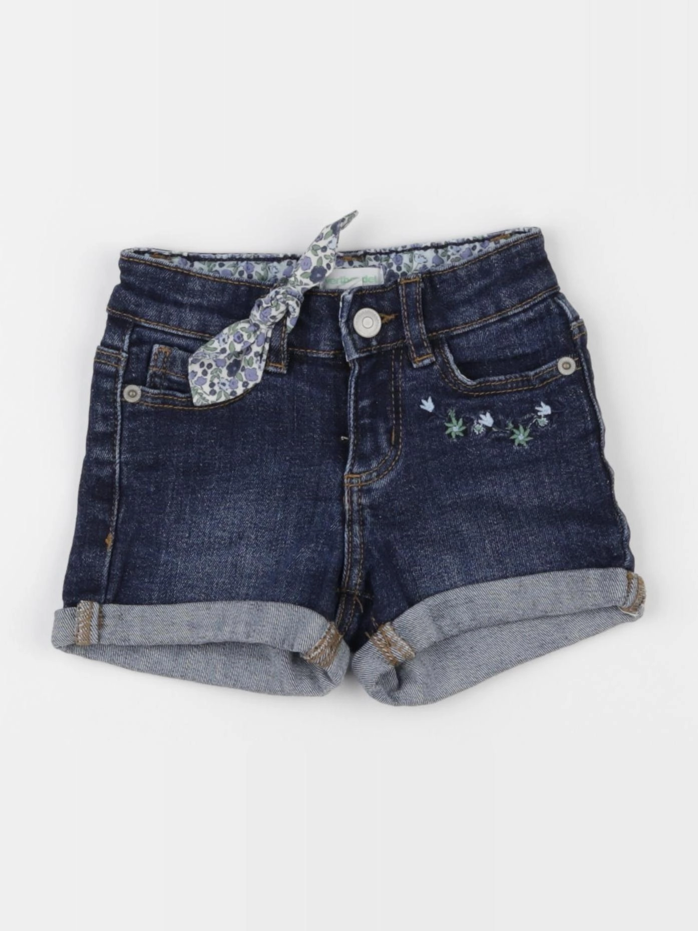 Vertbaudet - short bleu - 3 ans