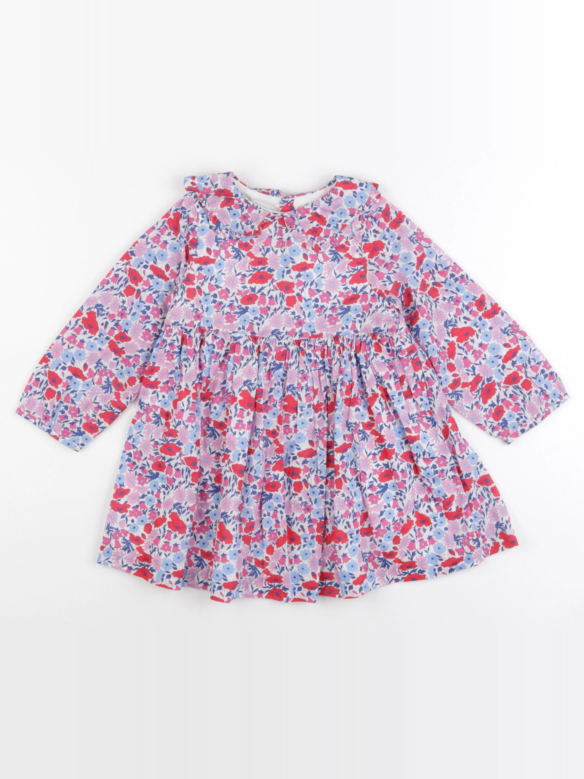 Jacadi - robe liberty multicolore - 36 mois