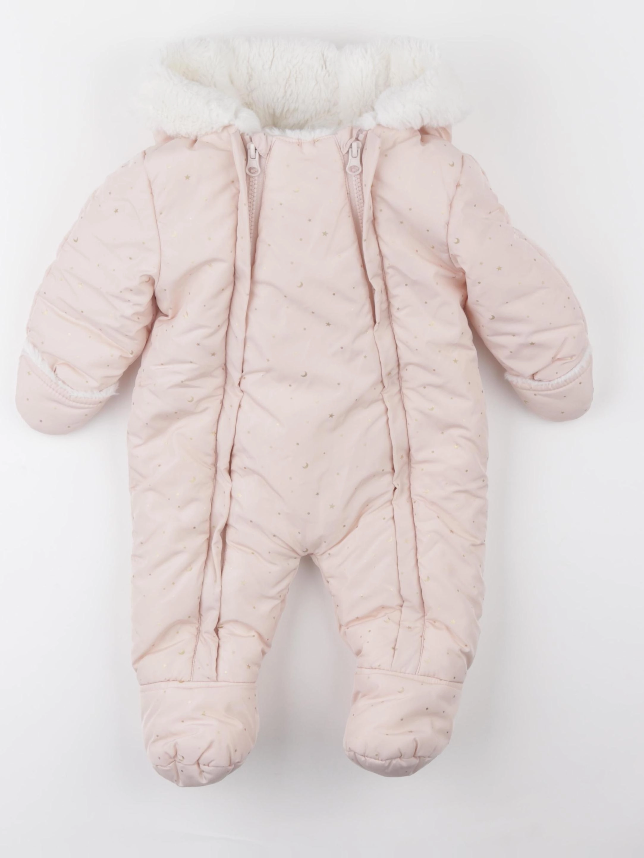 Vertbaudet - combi-pilote rose - 6 mois