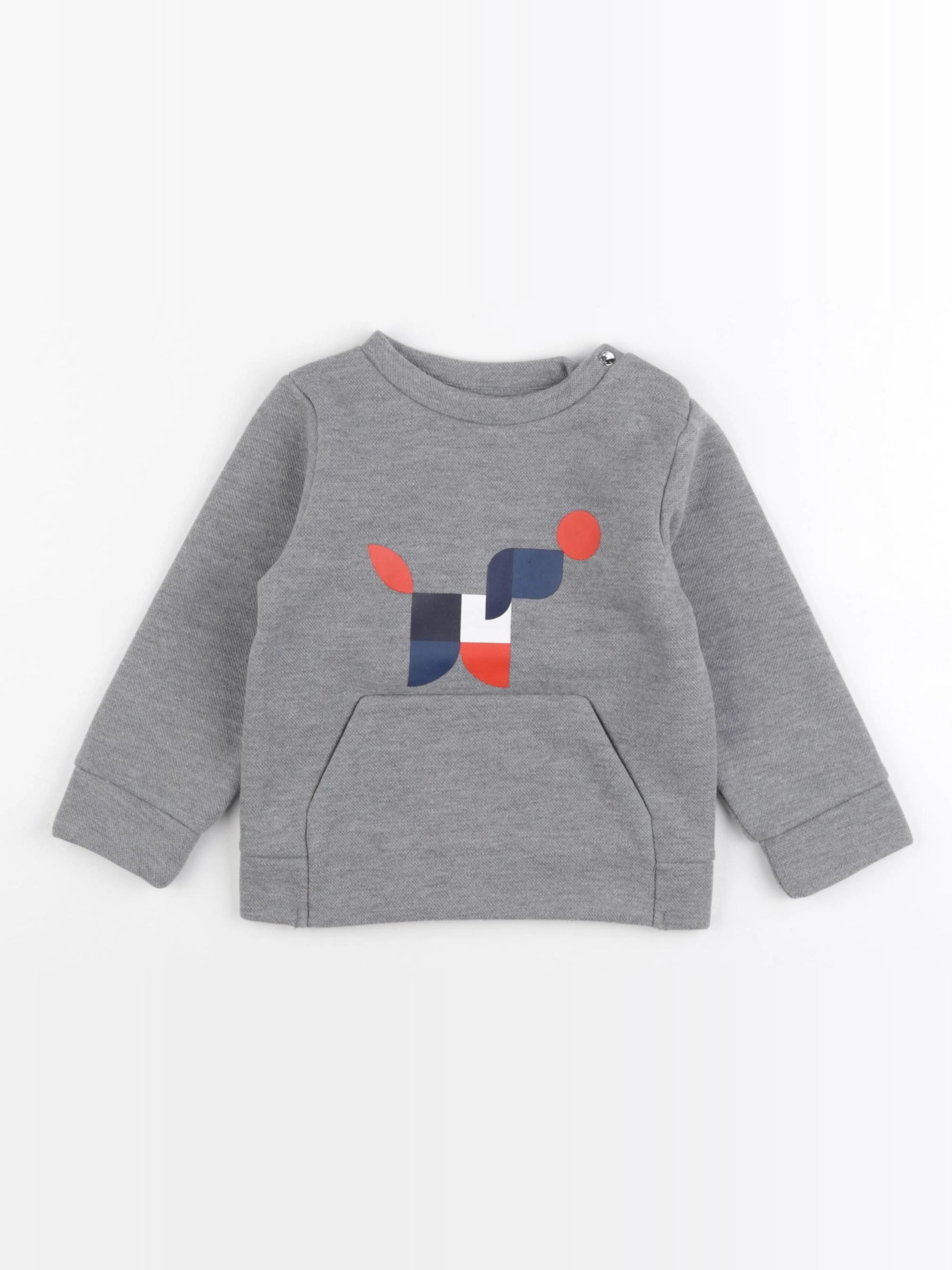 Jacadi - sweat gris - 24 mois