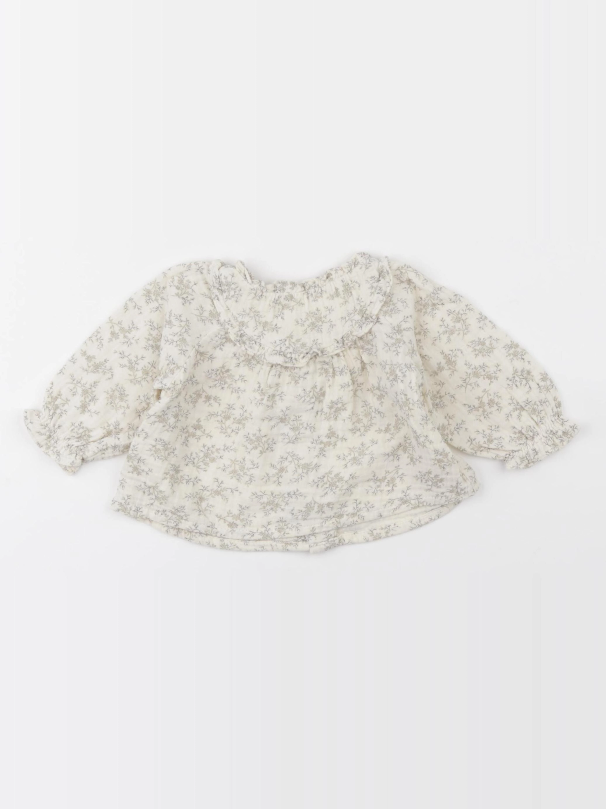 Zara - blouse beige - 1/3 mois