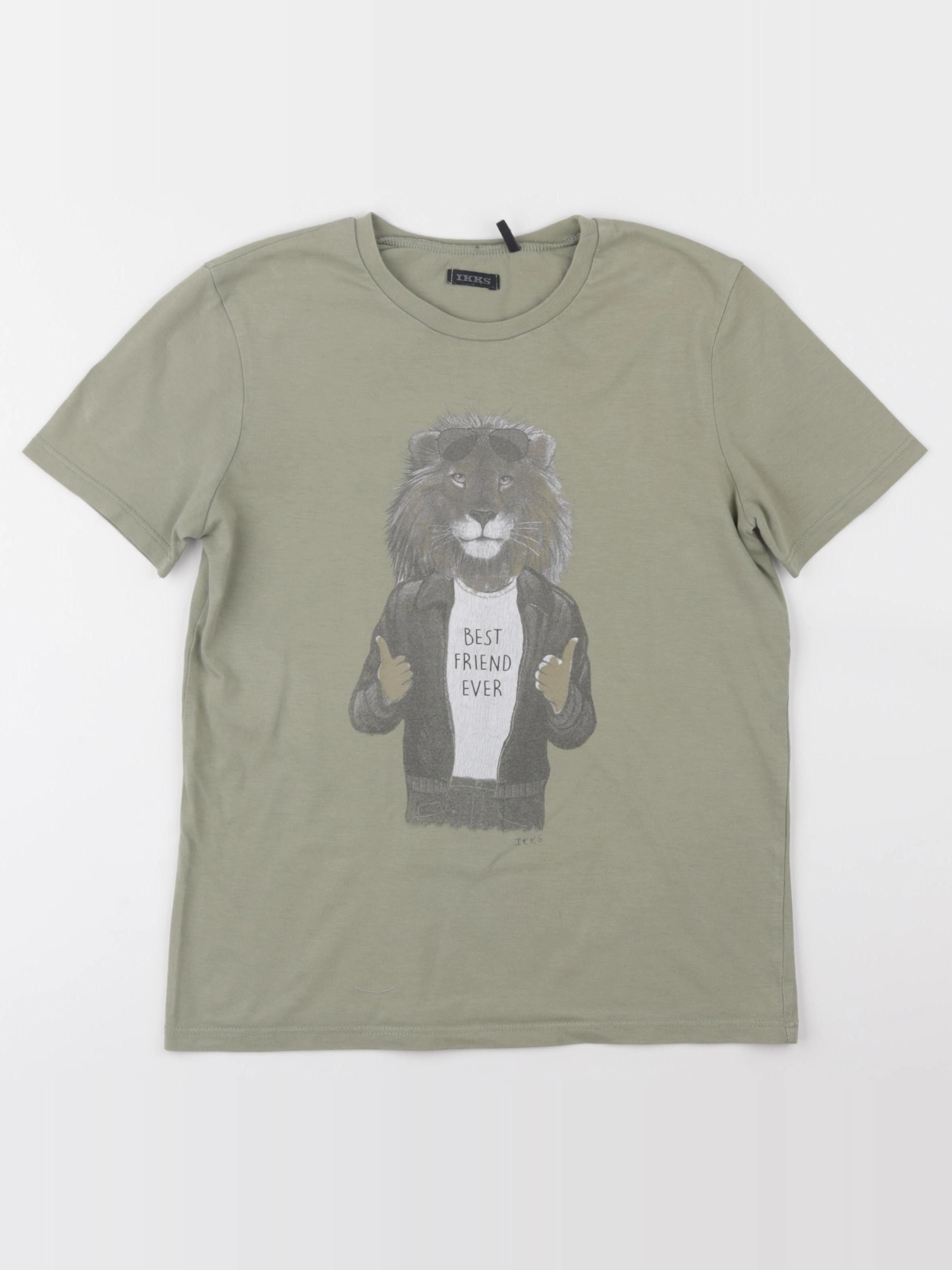 IKKS - tee-shirt vert - 10 ans