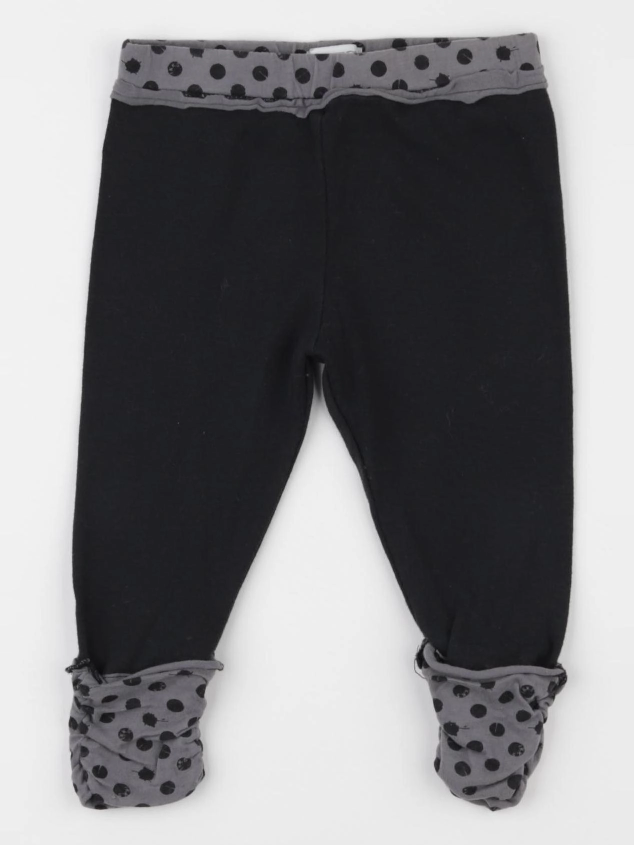 IKKS - legging noir - 12 mois