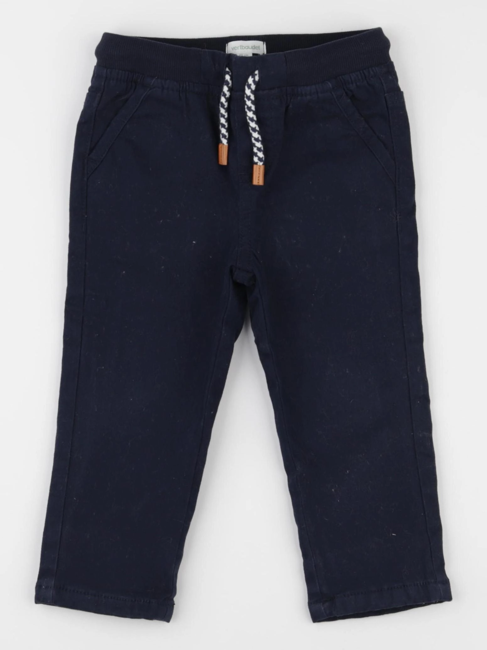 Vertbaudet - pantalon bleu - 24 mois