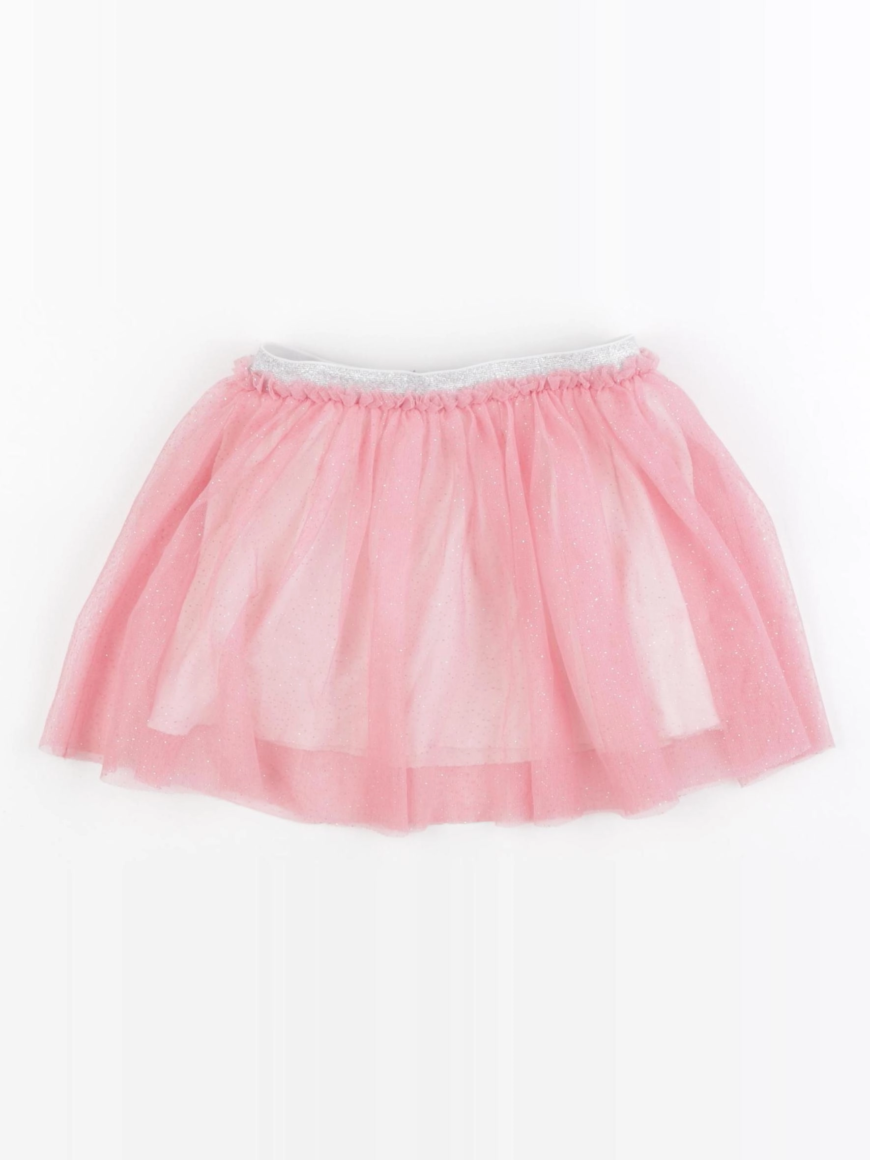 Petit Bateau - jupe rose, argent - 3 ans