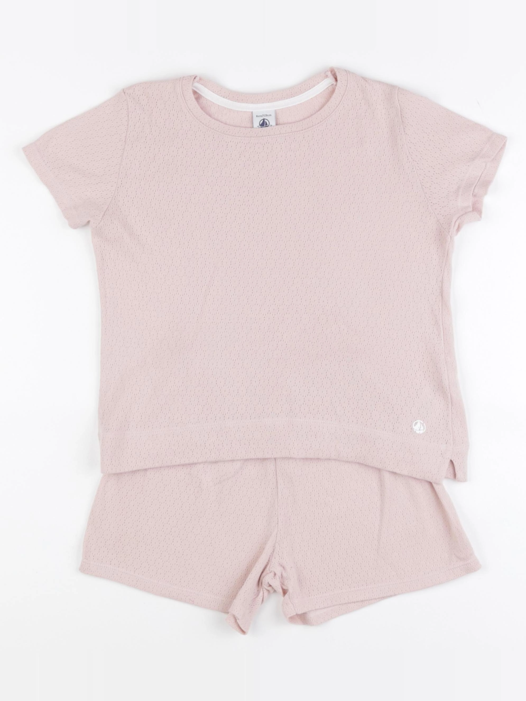 Petit Bateau - pyjama coton rose - 8 ans