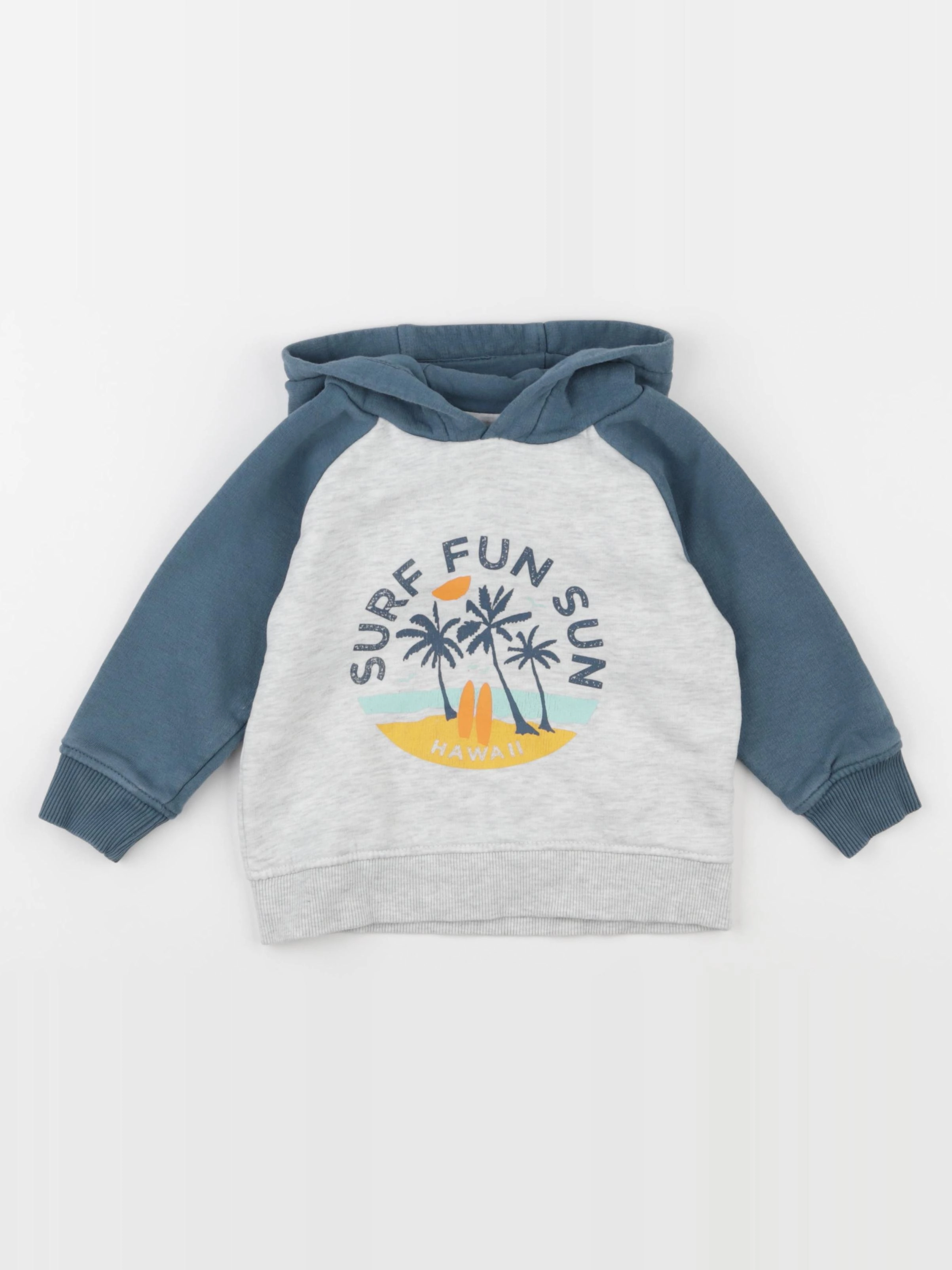 Vertbaudet - sweat bleu - 3 ans