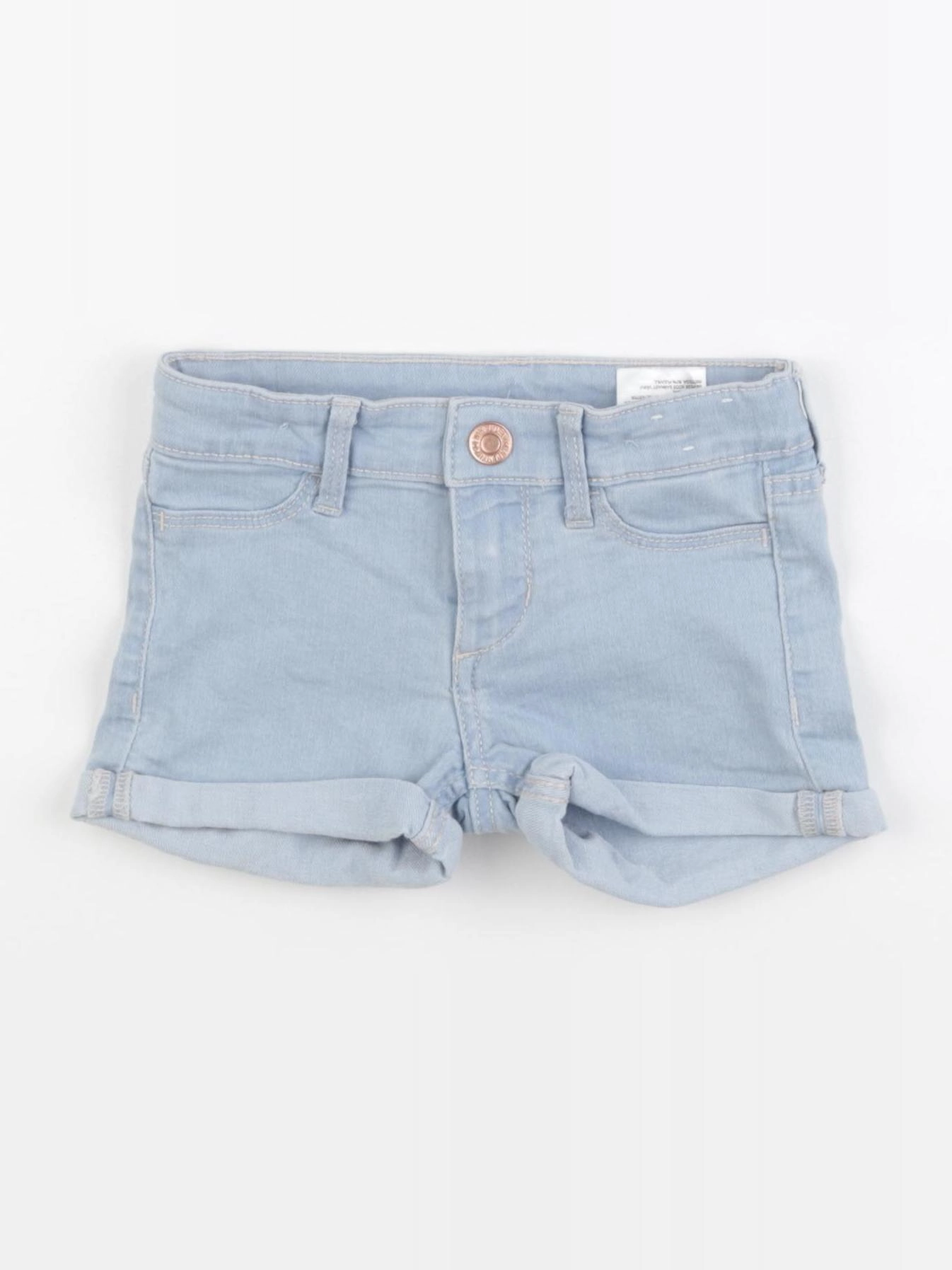 H&M - short bleu - 2/3 ans