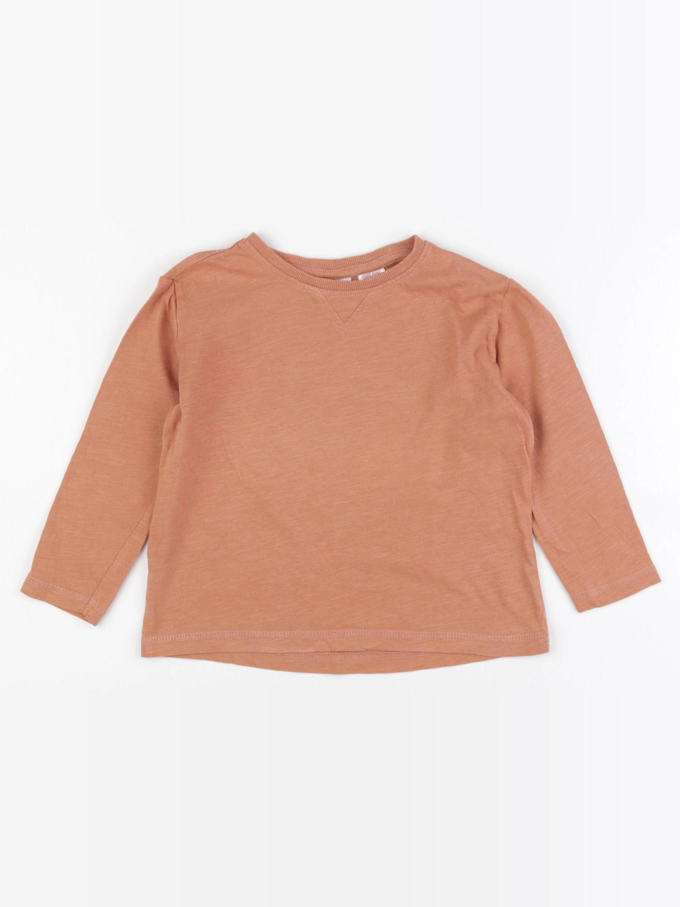 Zara - tee-shirt marron - 3/4 ans