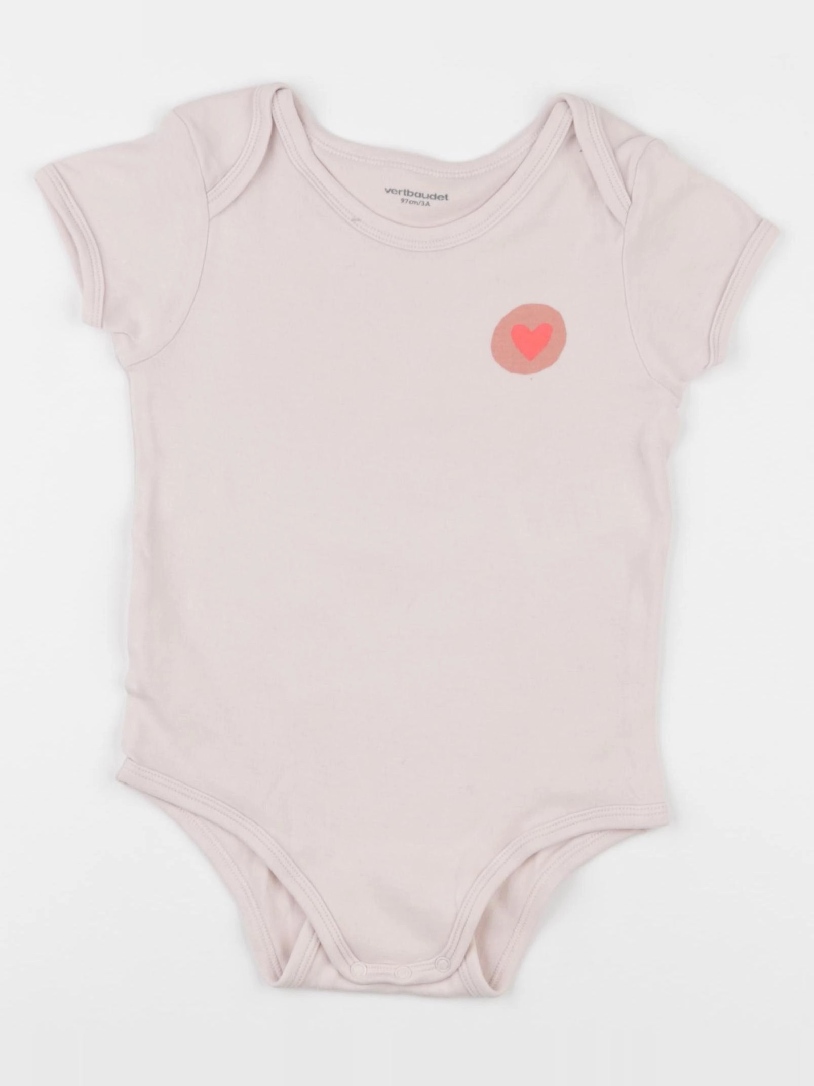 Vertbaudet - body rose - 36 mois