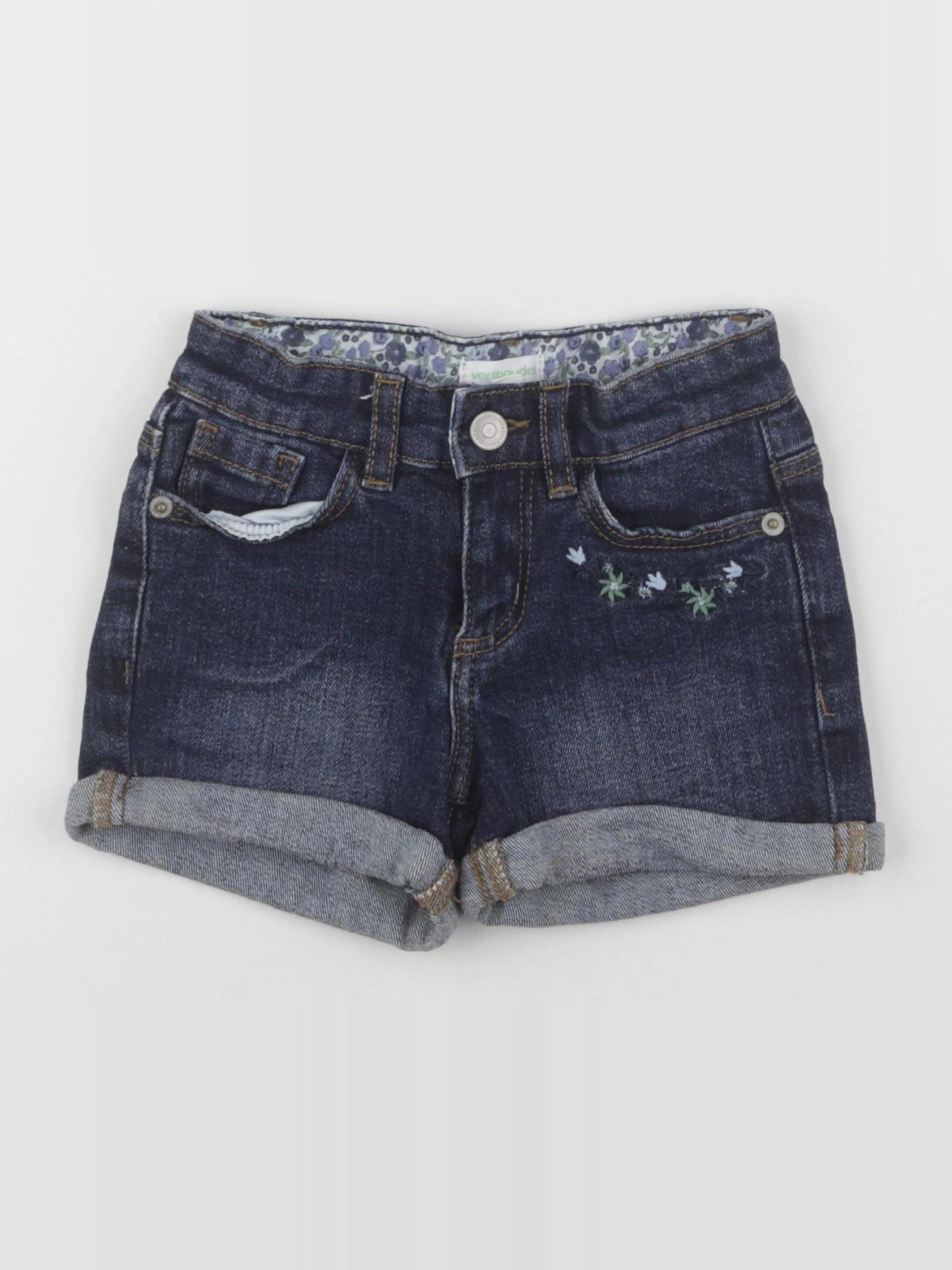 Vertbaudet - short bleu - 4 ans