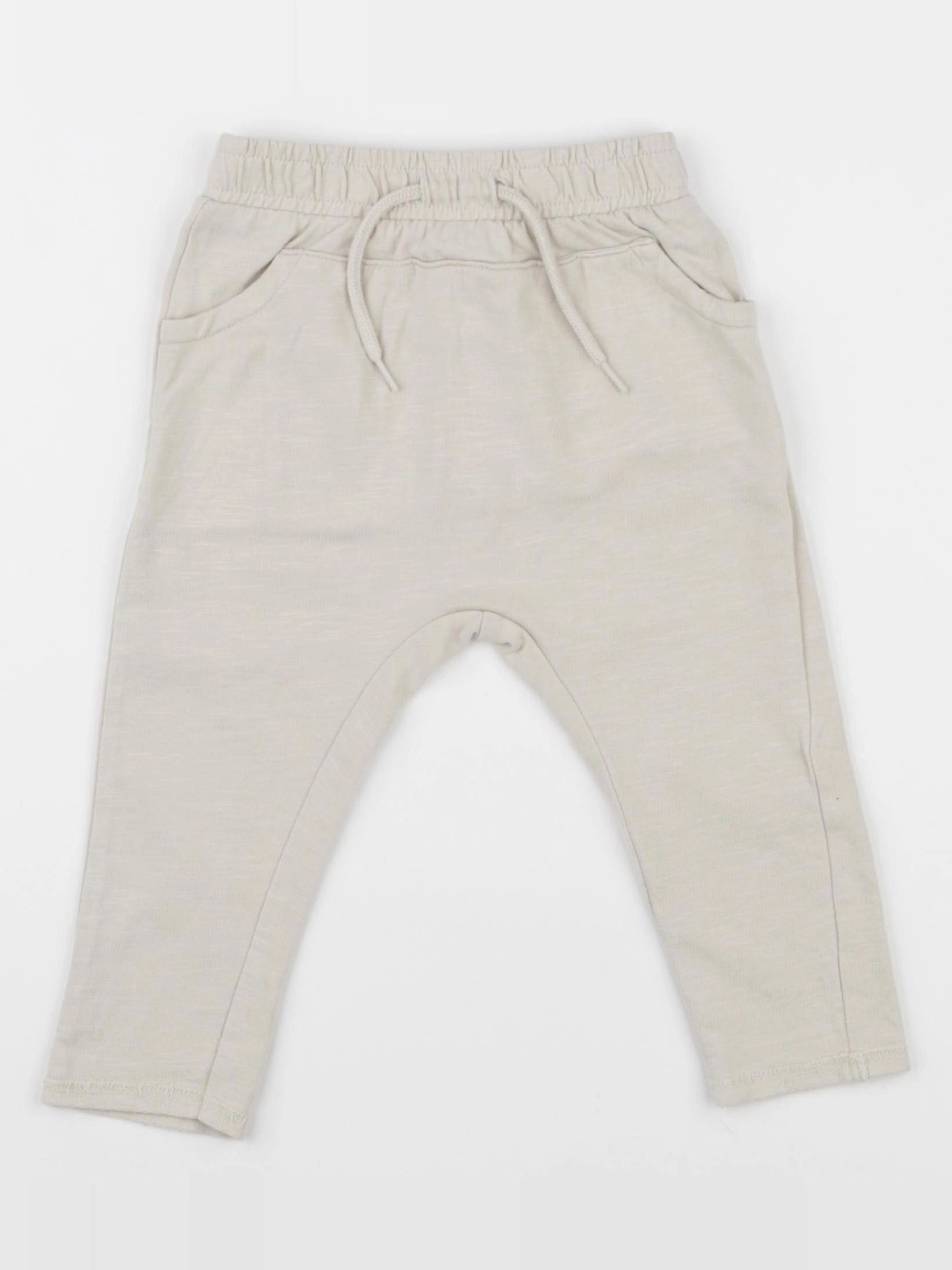 Vertbaudet - sarouel beige - 9 mois