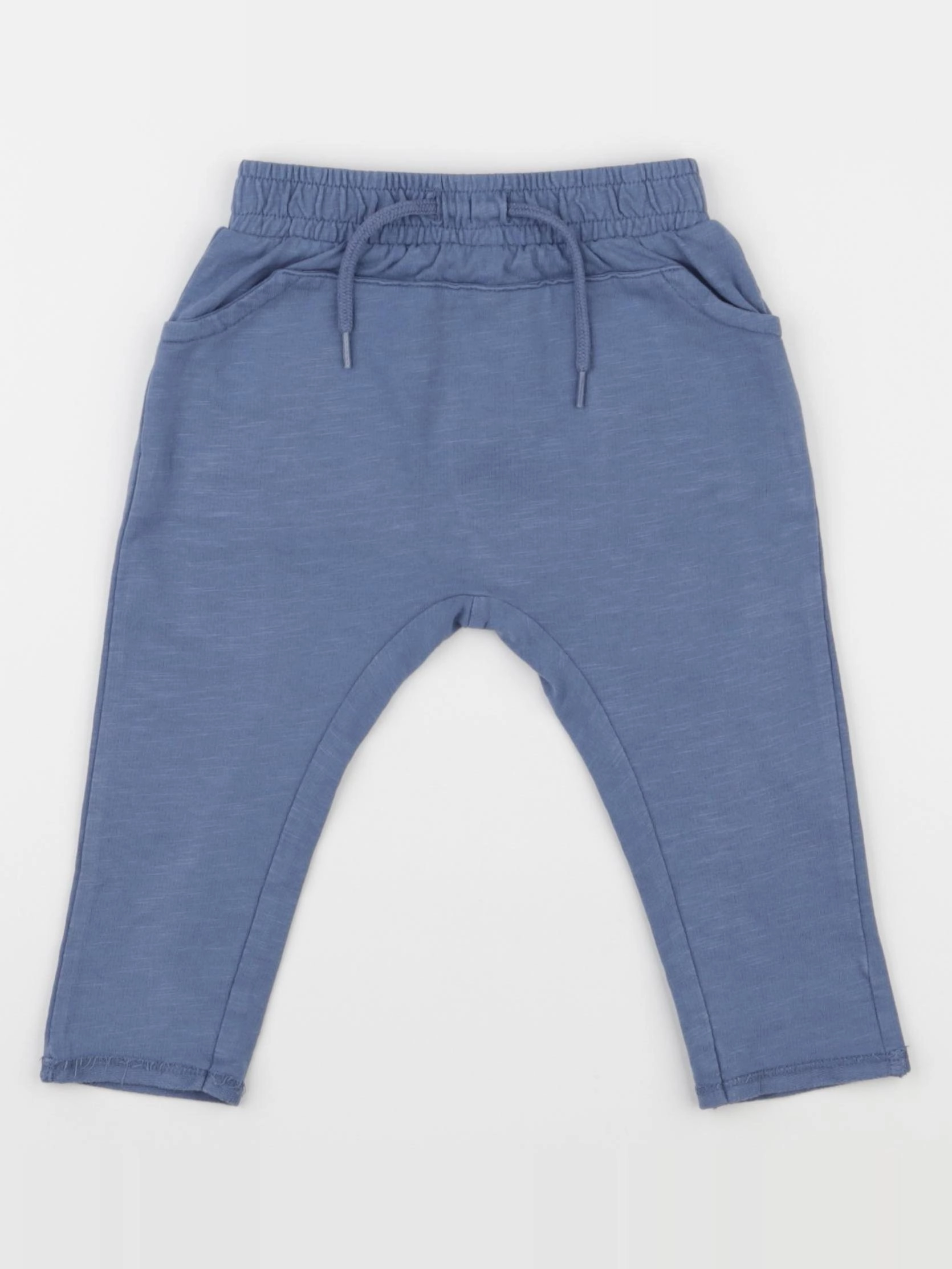 Vertbaudet - sarouel bleu - 12 mois