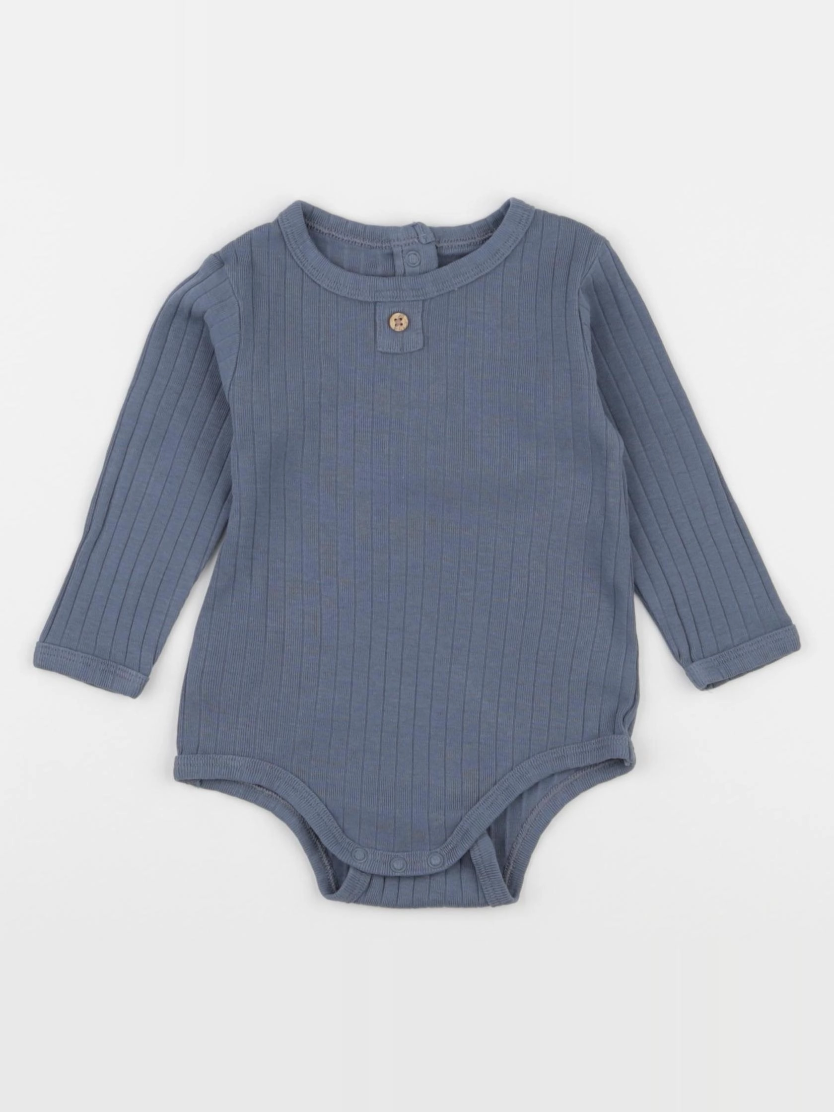 Vertbaudet - body bleu - 6 mois