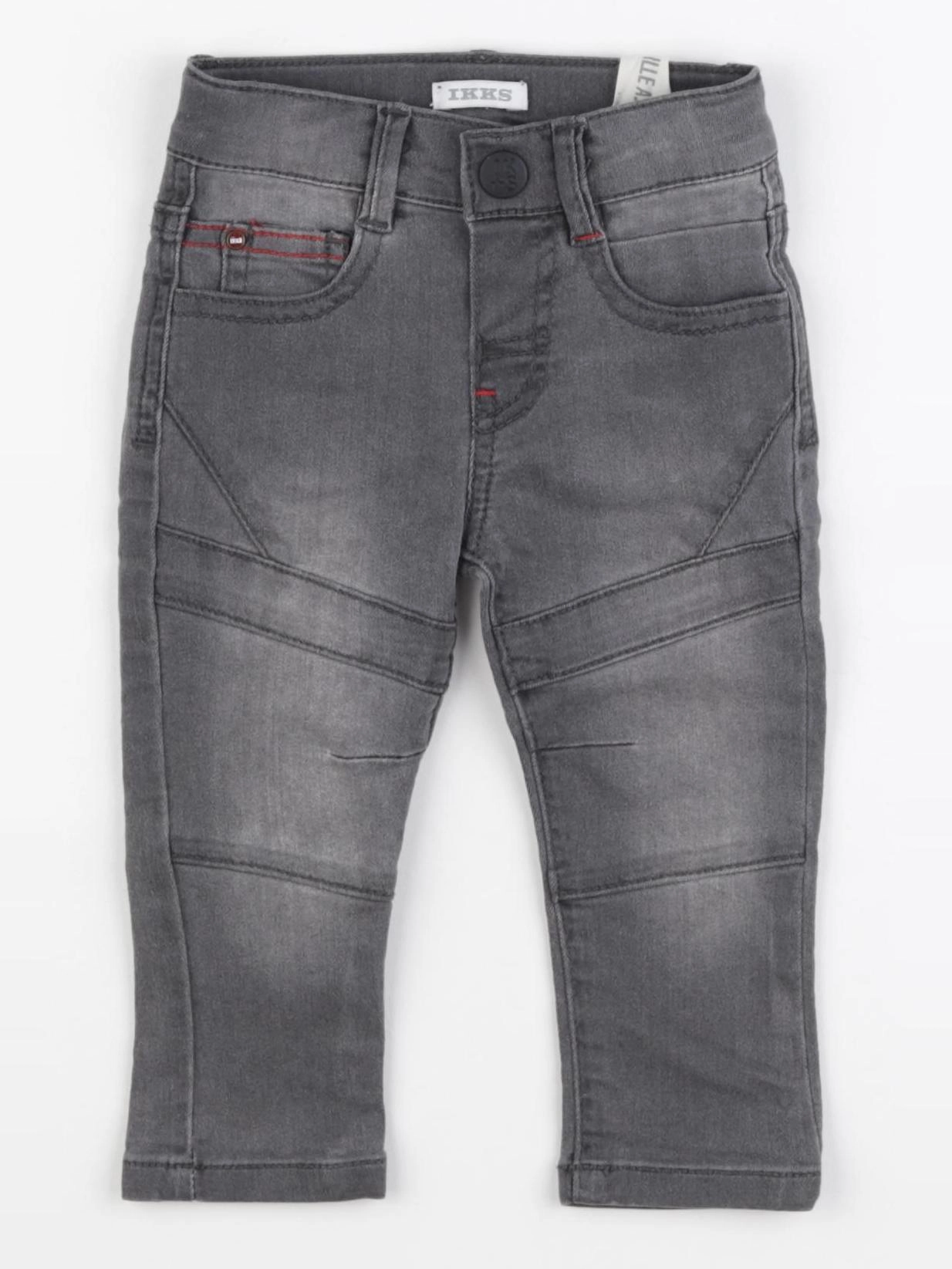 IKKS - jean gris - 6 mois