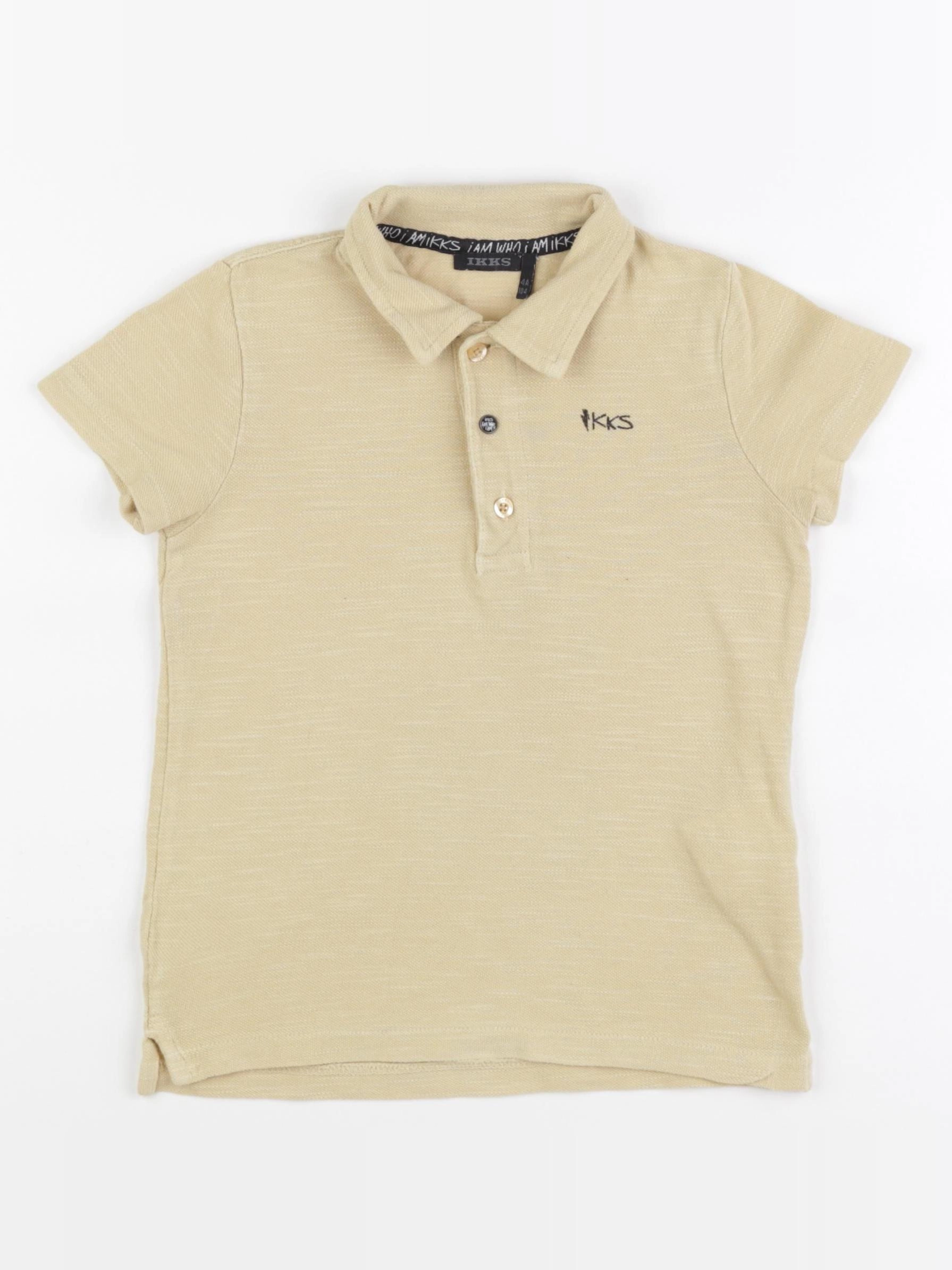 IKKS - polo imprimé au dos jaune - 4 ans