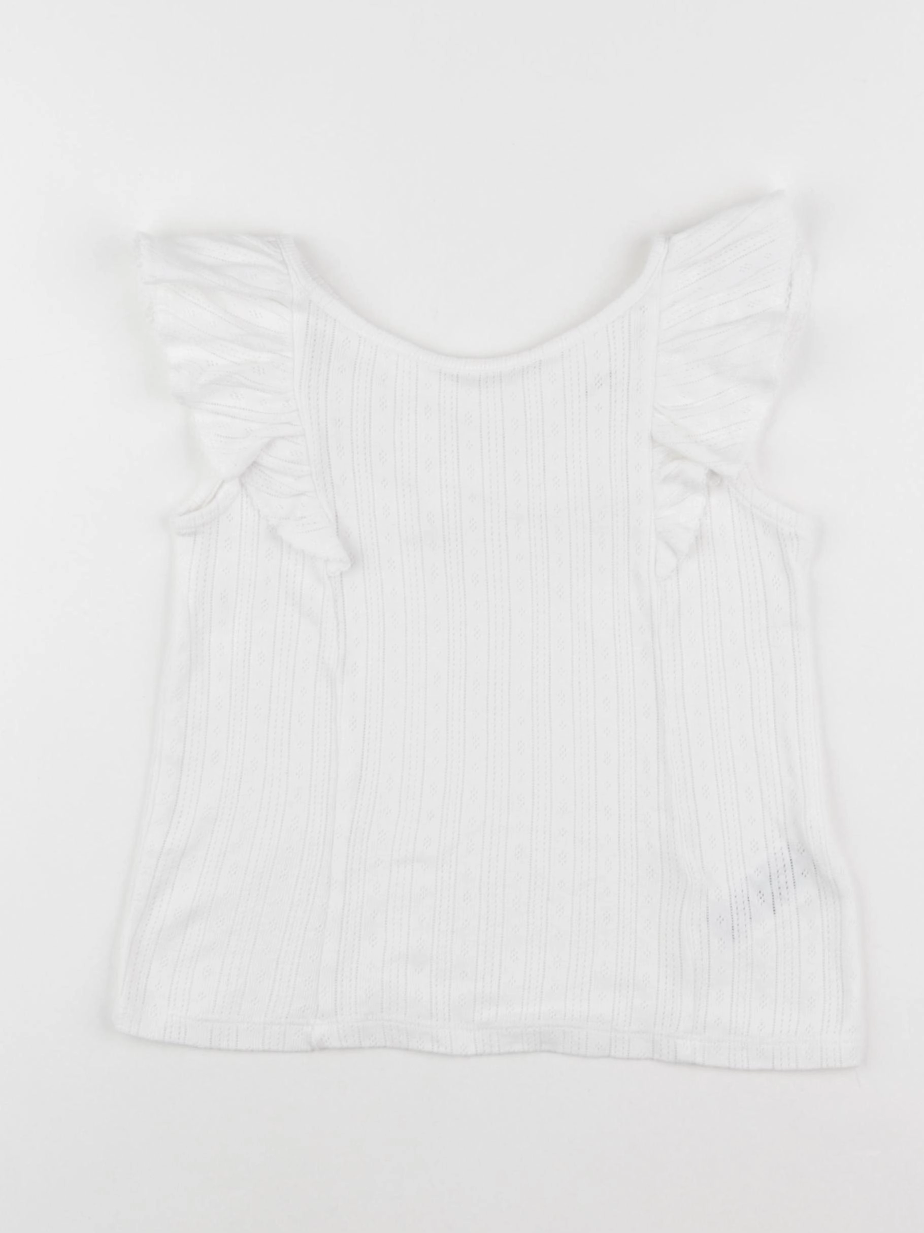 Vertbaudet - débardeur blanc - 5 ans