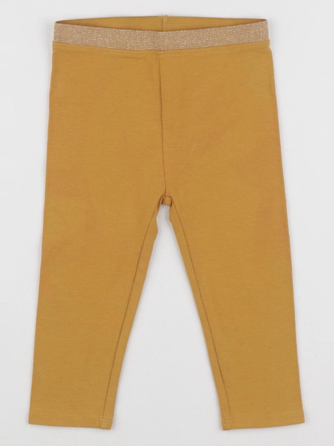 Vertbaudet - legging jaune, or - 3 ans