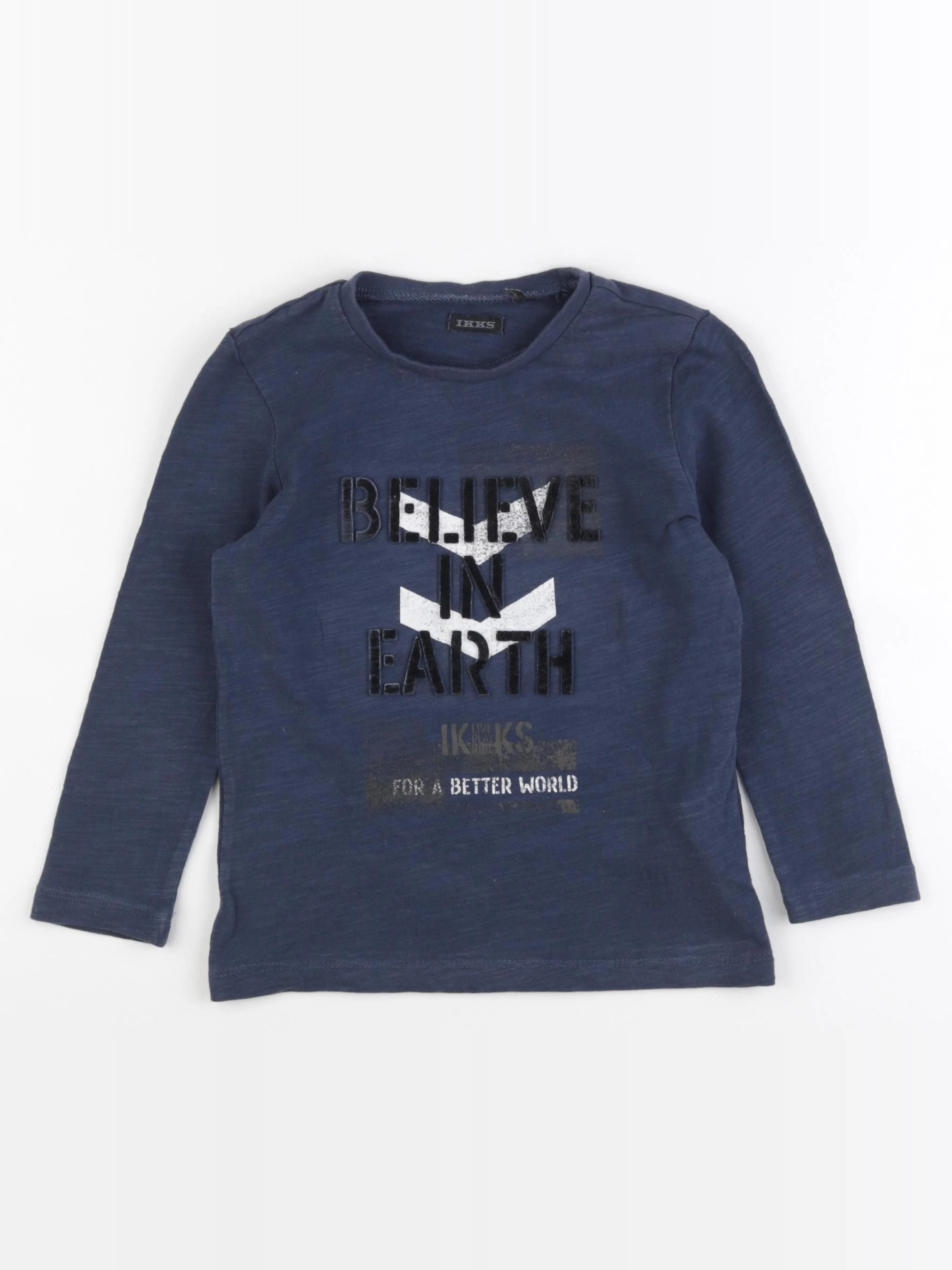 IKKS - tee-shirt bleu - 4 ans