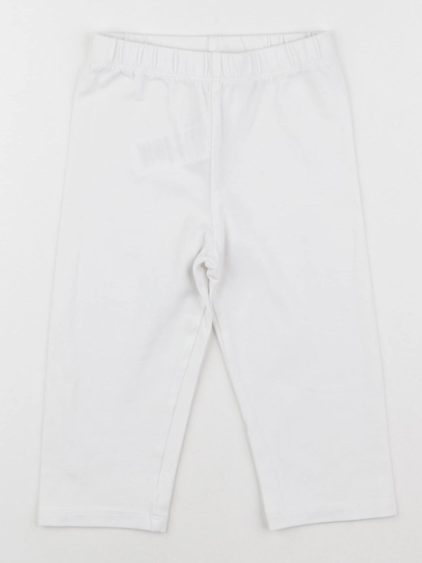 Vertbaudet - legging court blanc - 5 ans