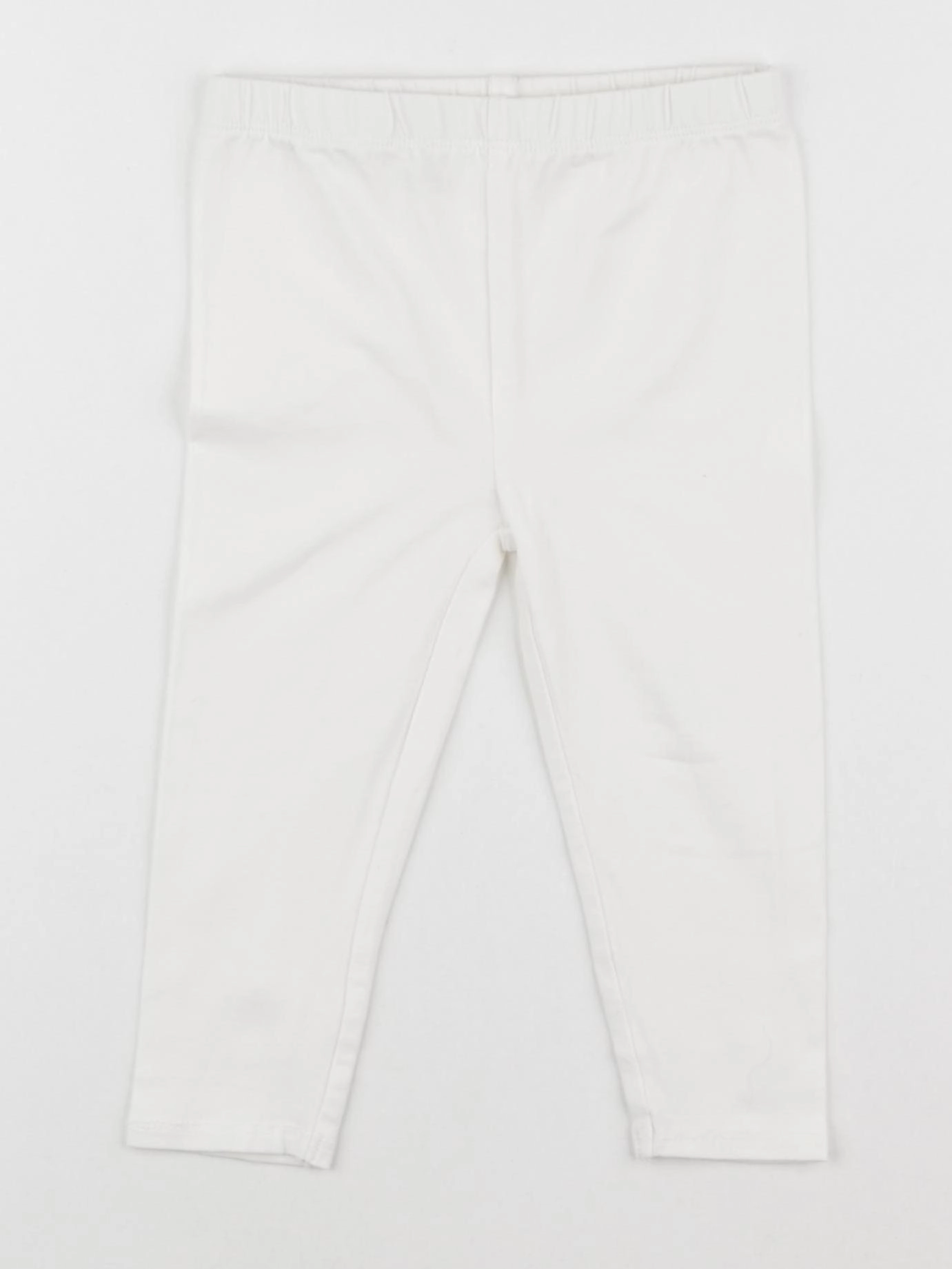Vertbaudet - legging blanc - 18 mois