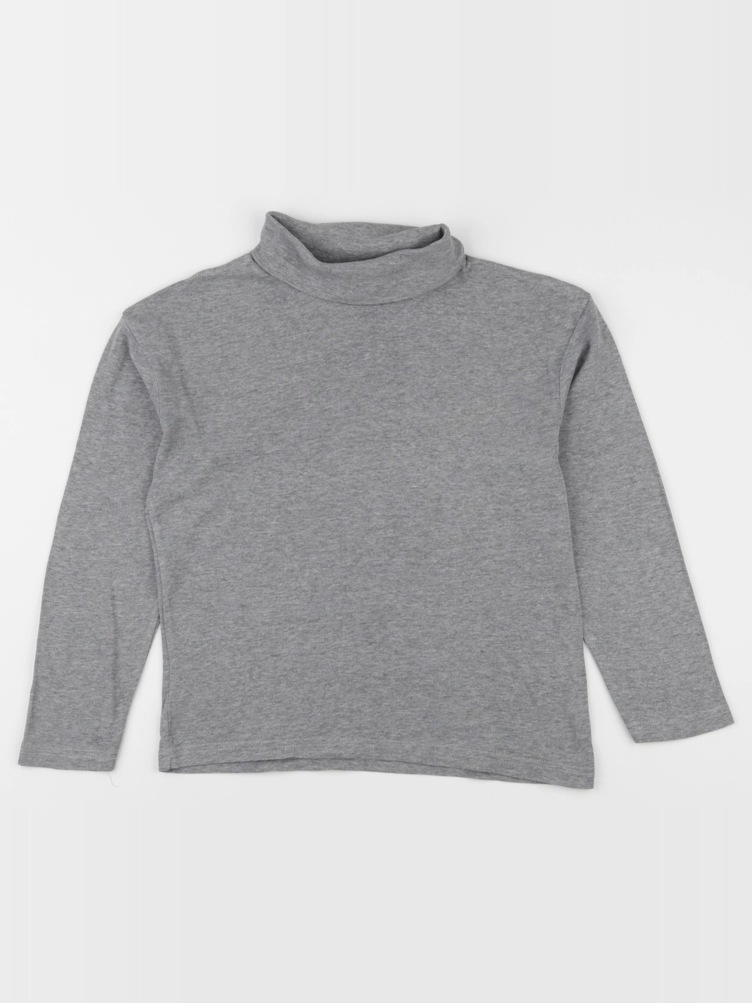 Vertbaudet - sous-pull gris - 8 ans