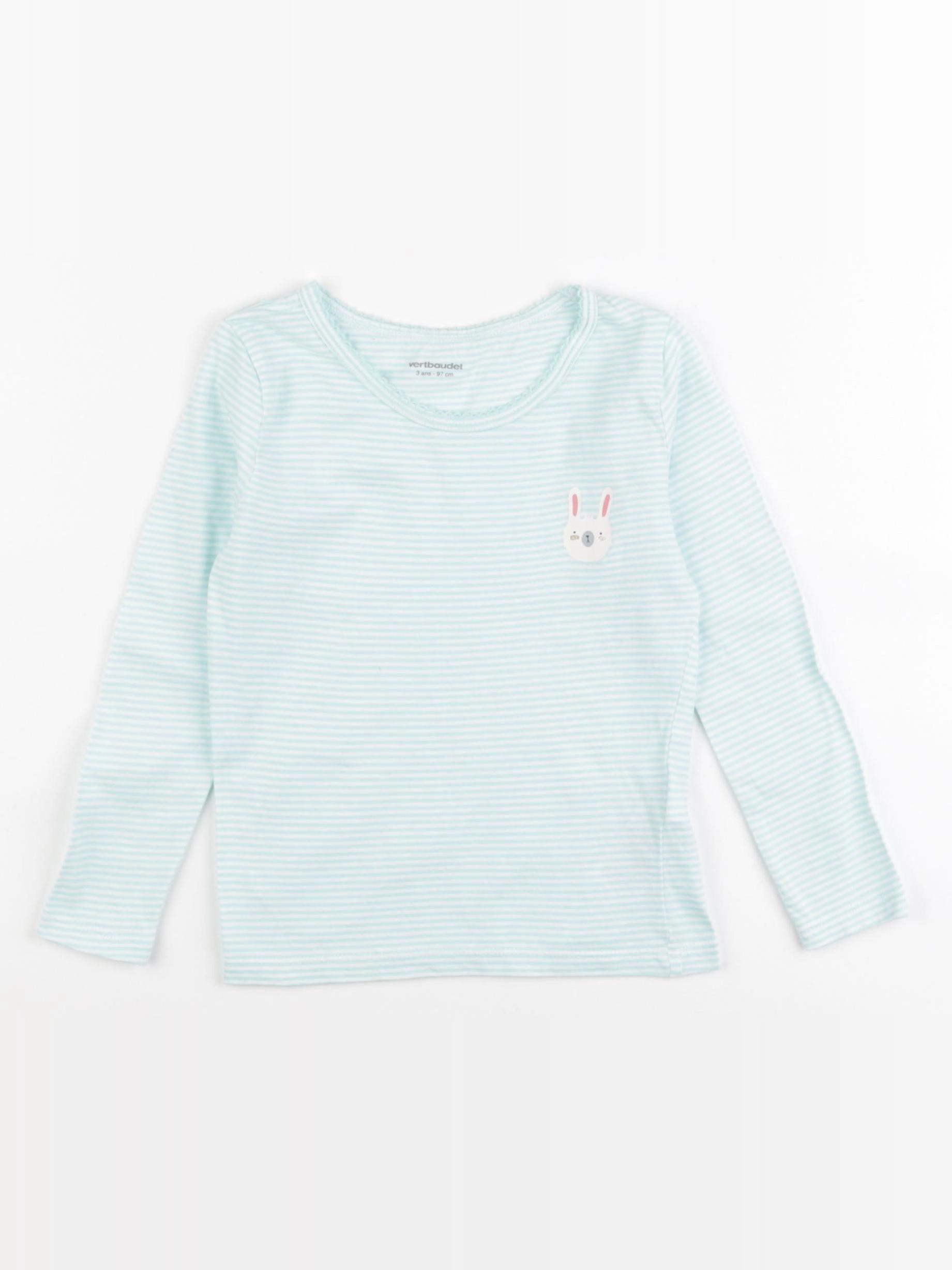 Vertbaudet - maillot de corps vert - 3 ans