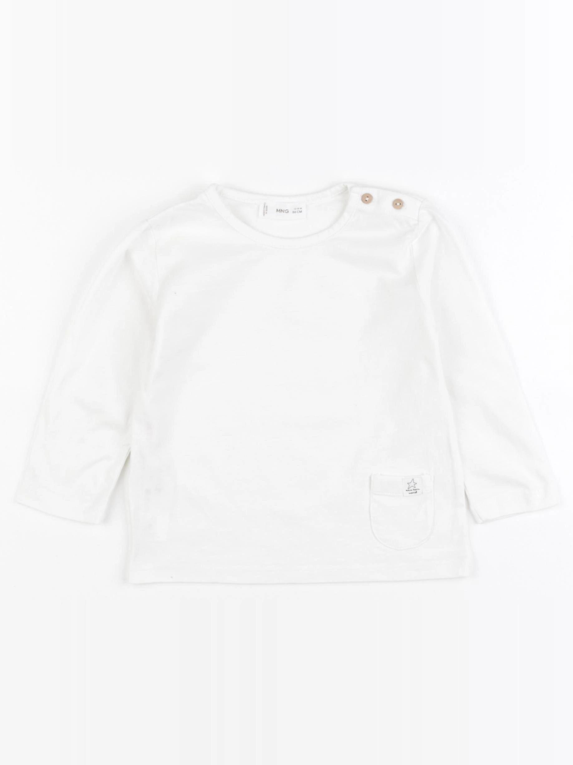 Mango - tee-shirt blanc - 12/18 mois