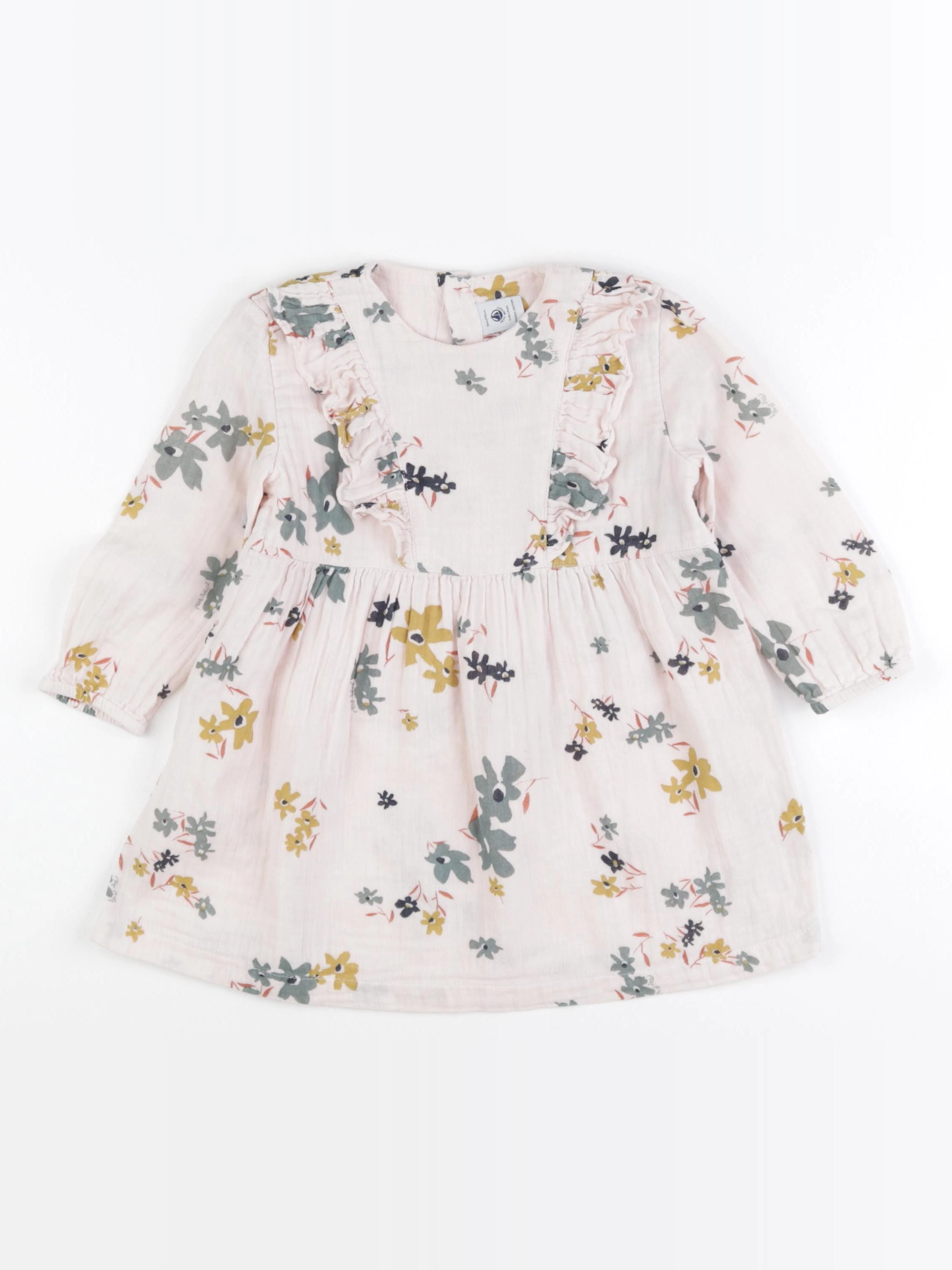 Petit Bateau - robe rose - 36 mois