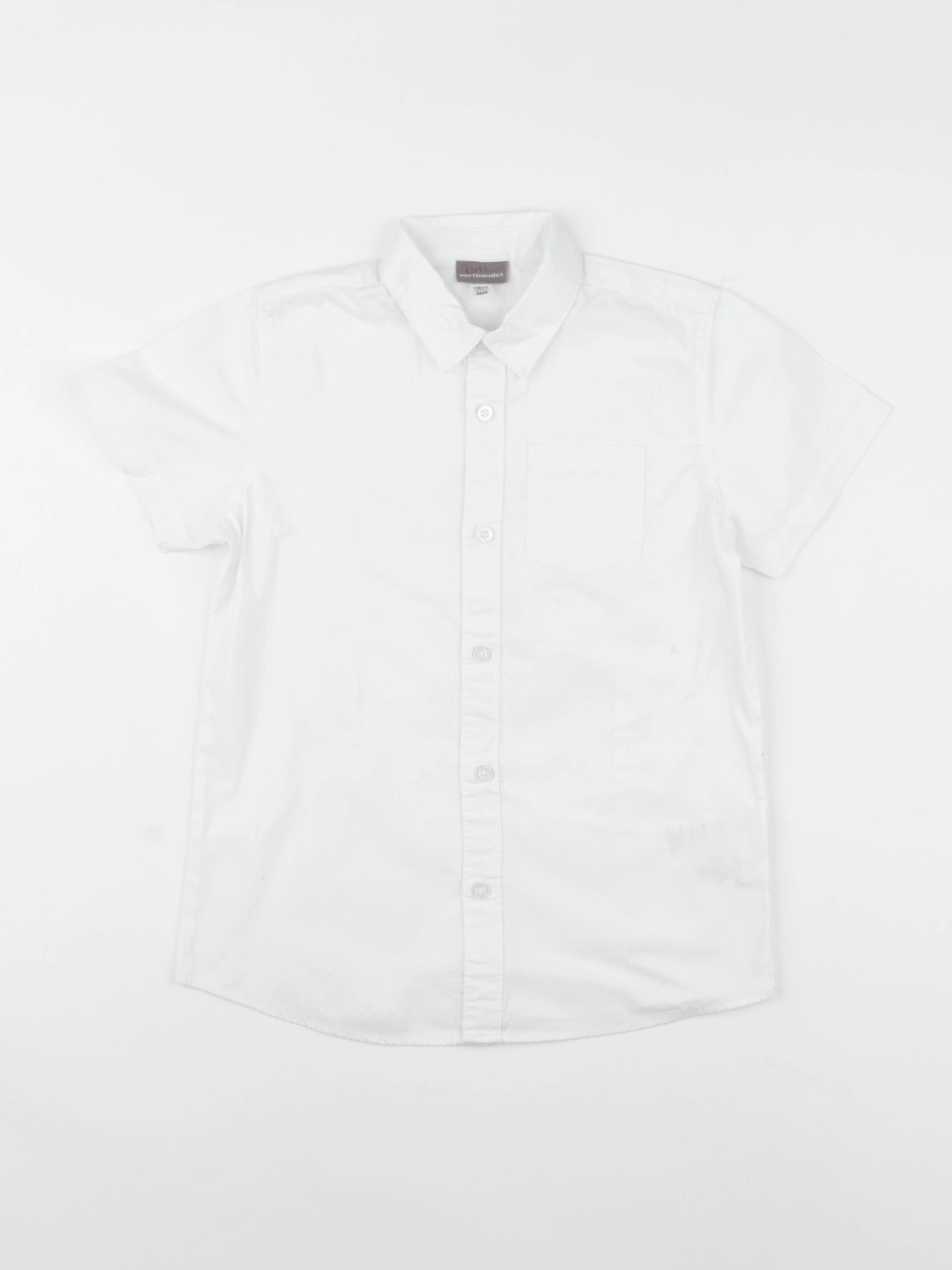 Vertbaudet - chemise blanc - 8 ans