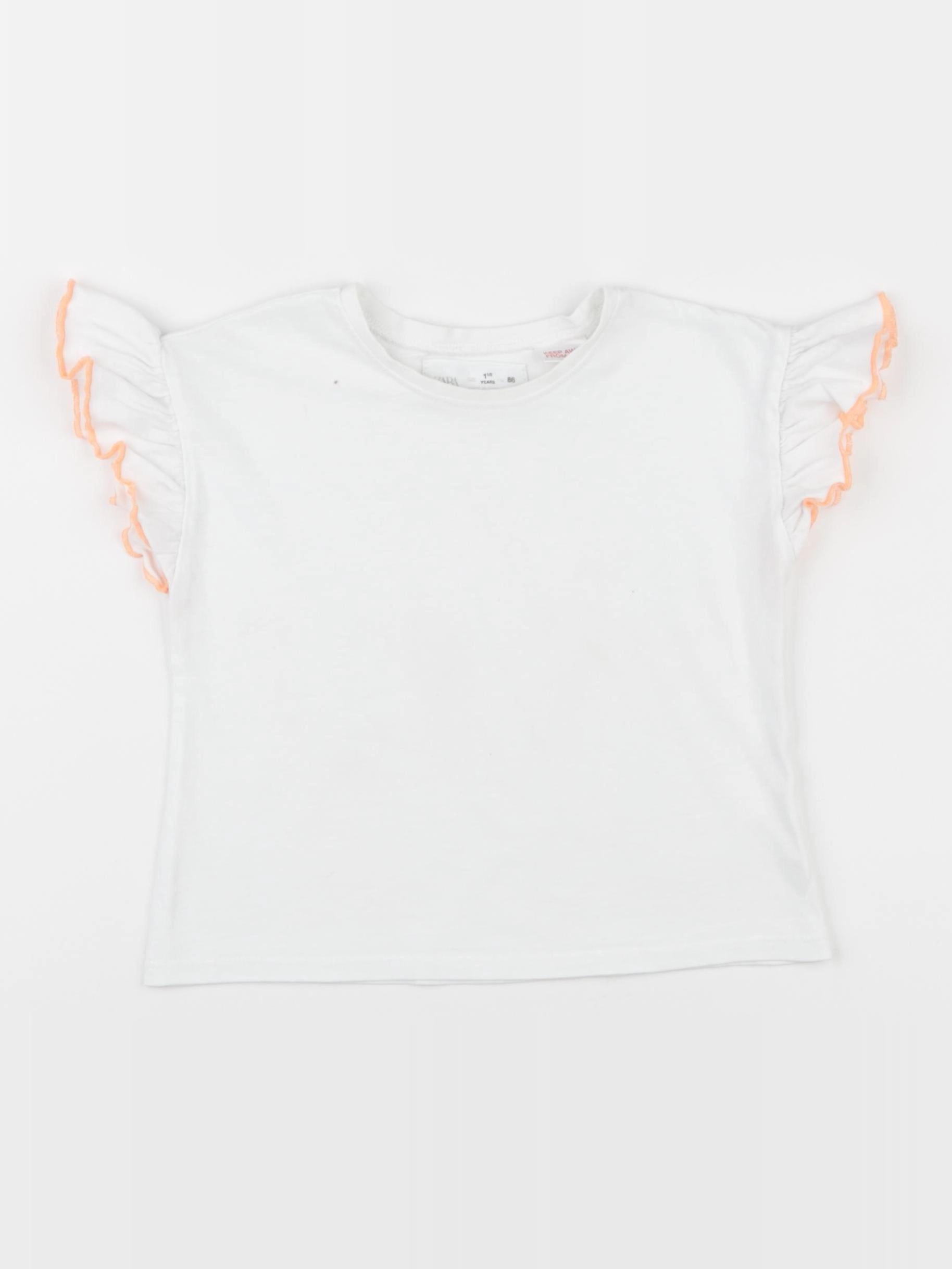 Zara - tee-shirt blanc - 18 mois
