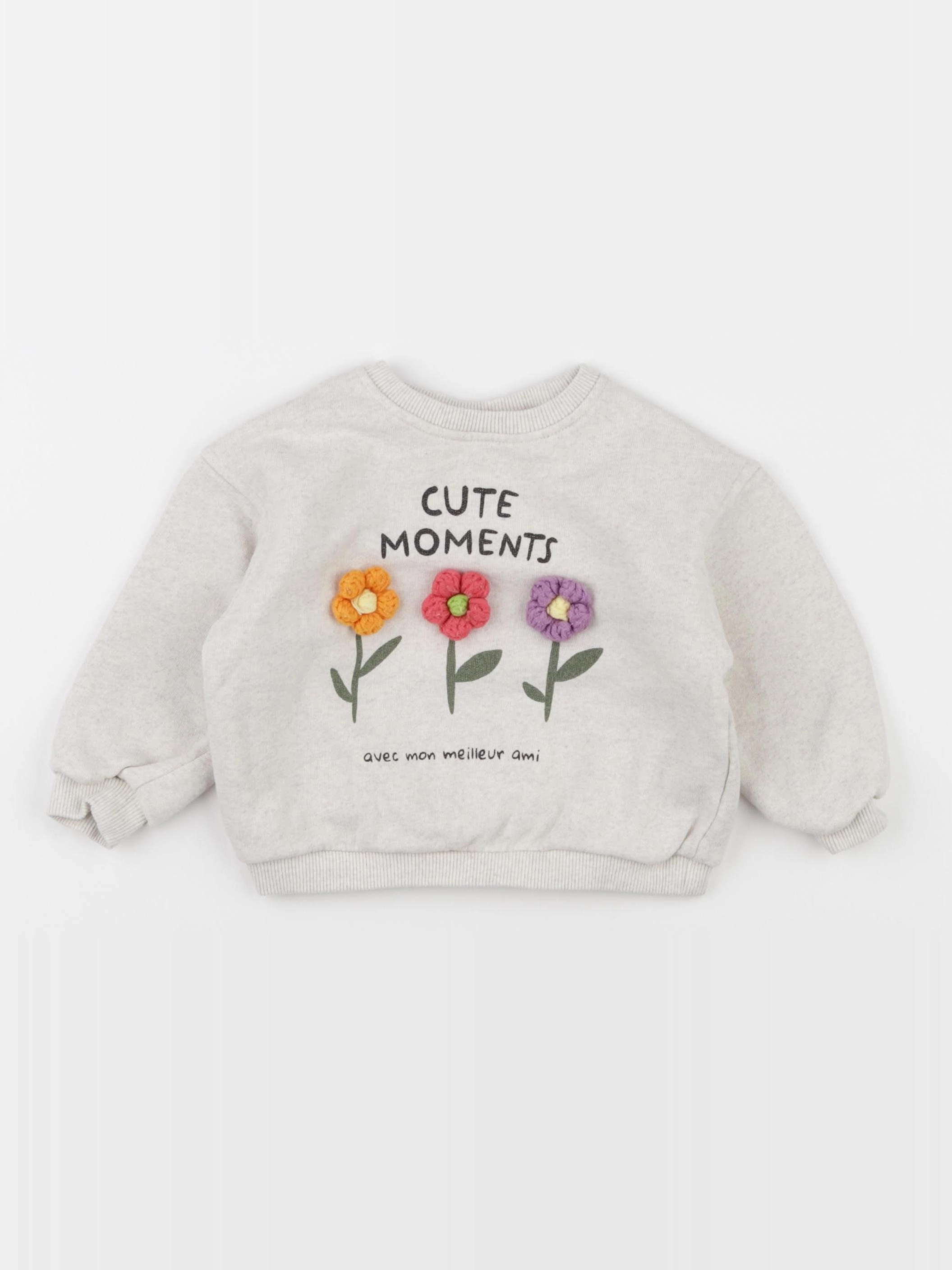 Zara - sweat multicolore - 18 mois