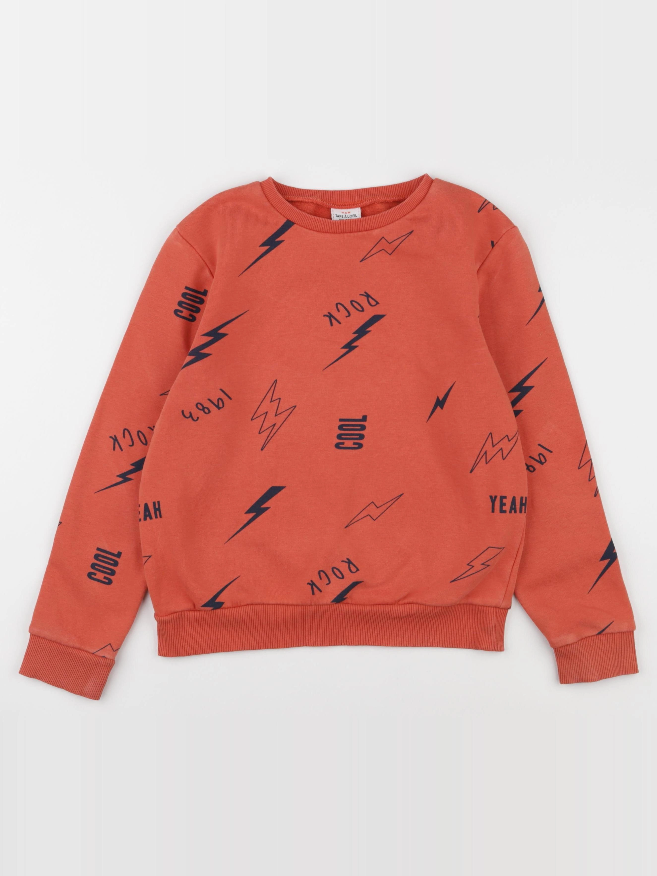 Tape à l'oeil - sweat rouge - 8 ans