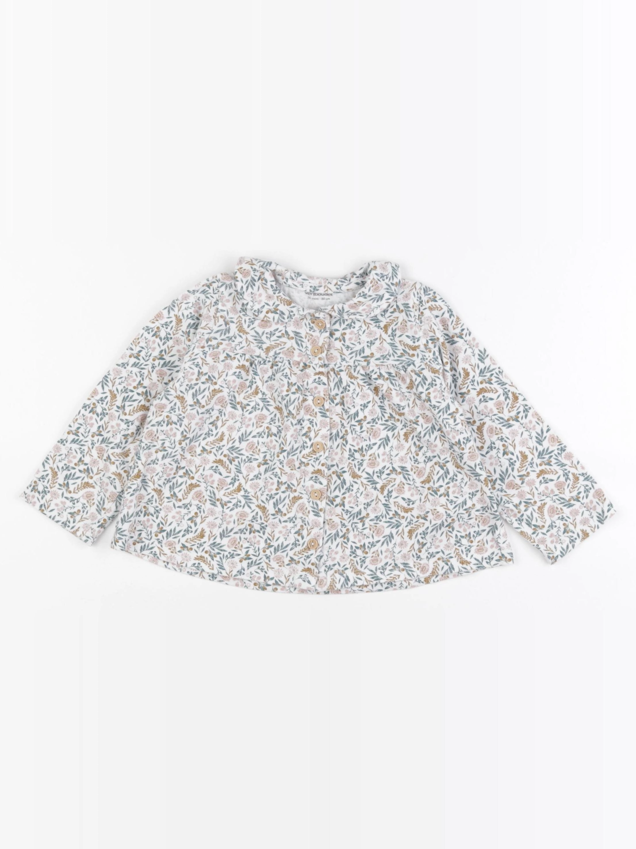 Vertbaudet - tee-shirt multicolore - 24 mois