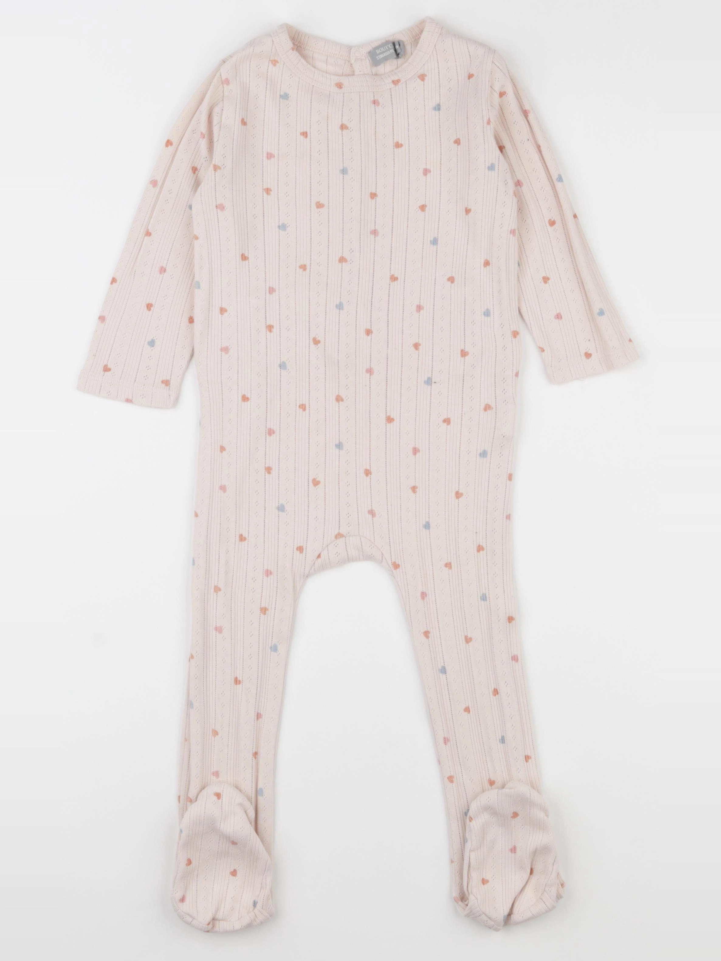 Boutchou - pyjama coton rose - 24 mois