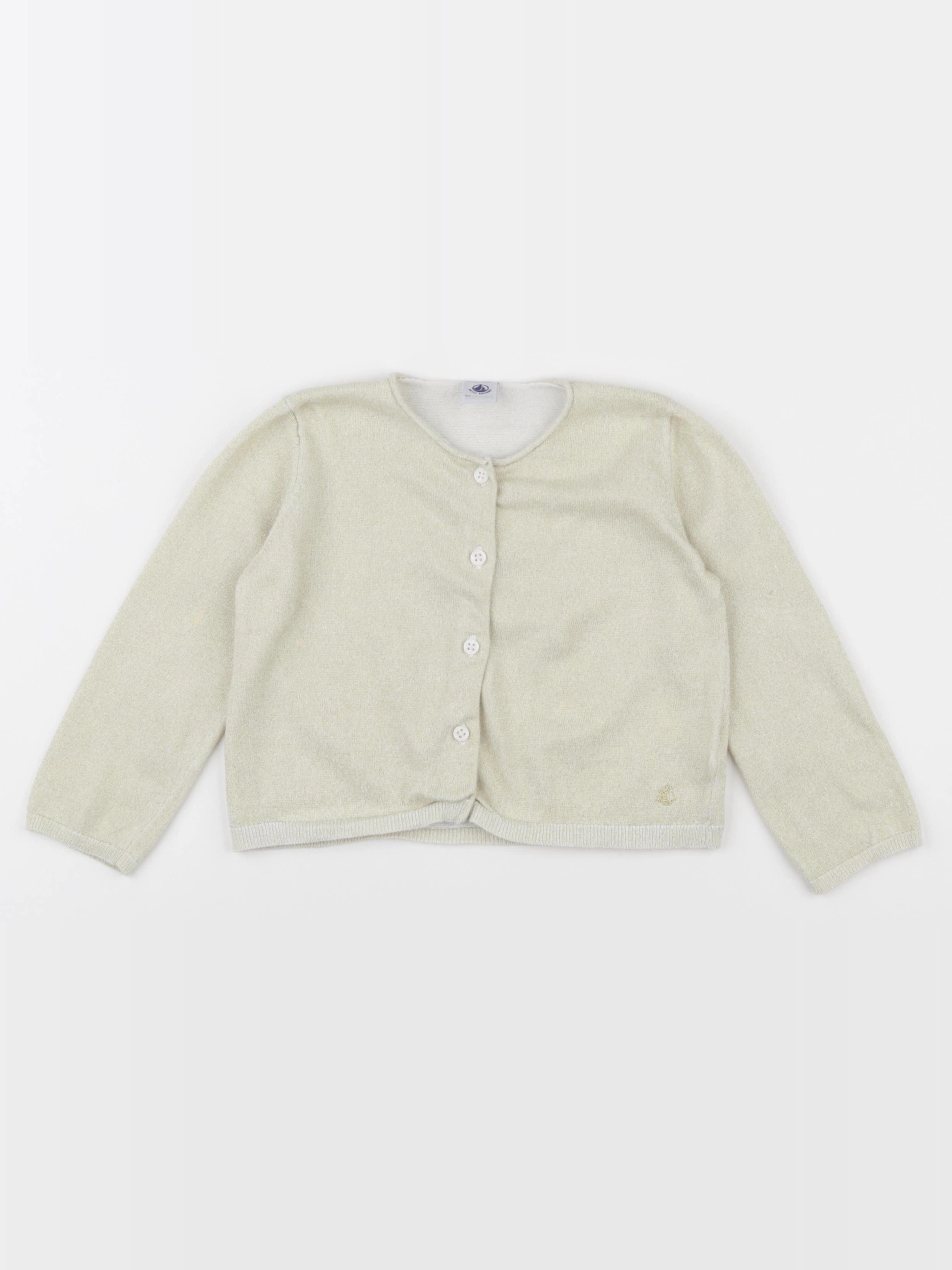 Petit Bateau - gilet beige, or - 36 mois