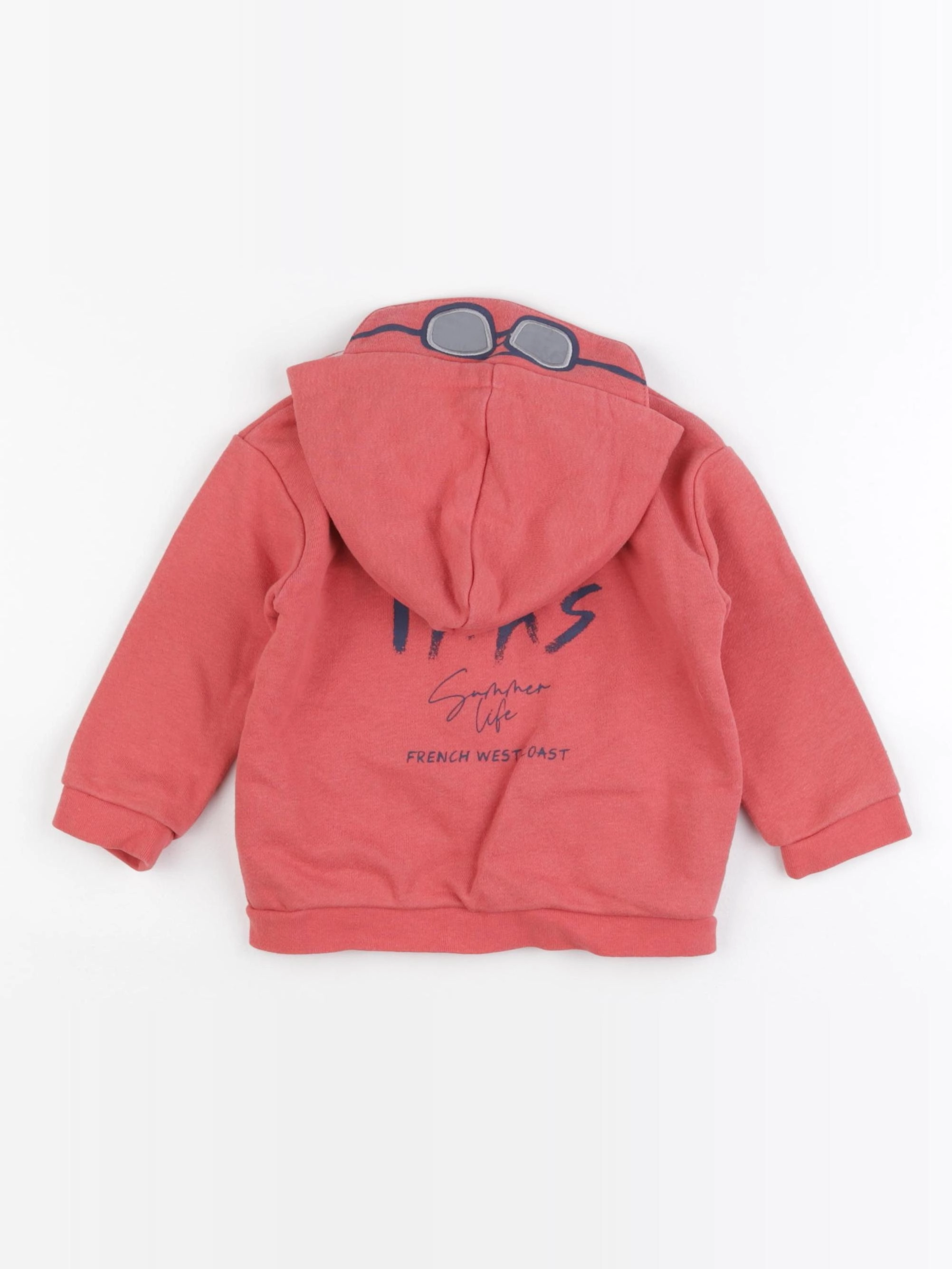 IKKS - sweat imprimé au dos rouge - 18 mois