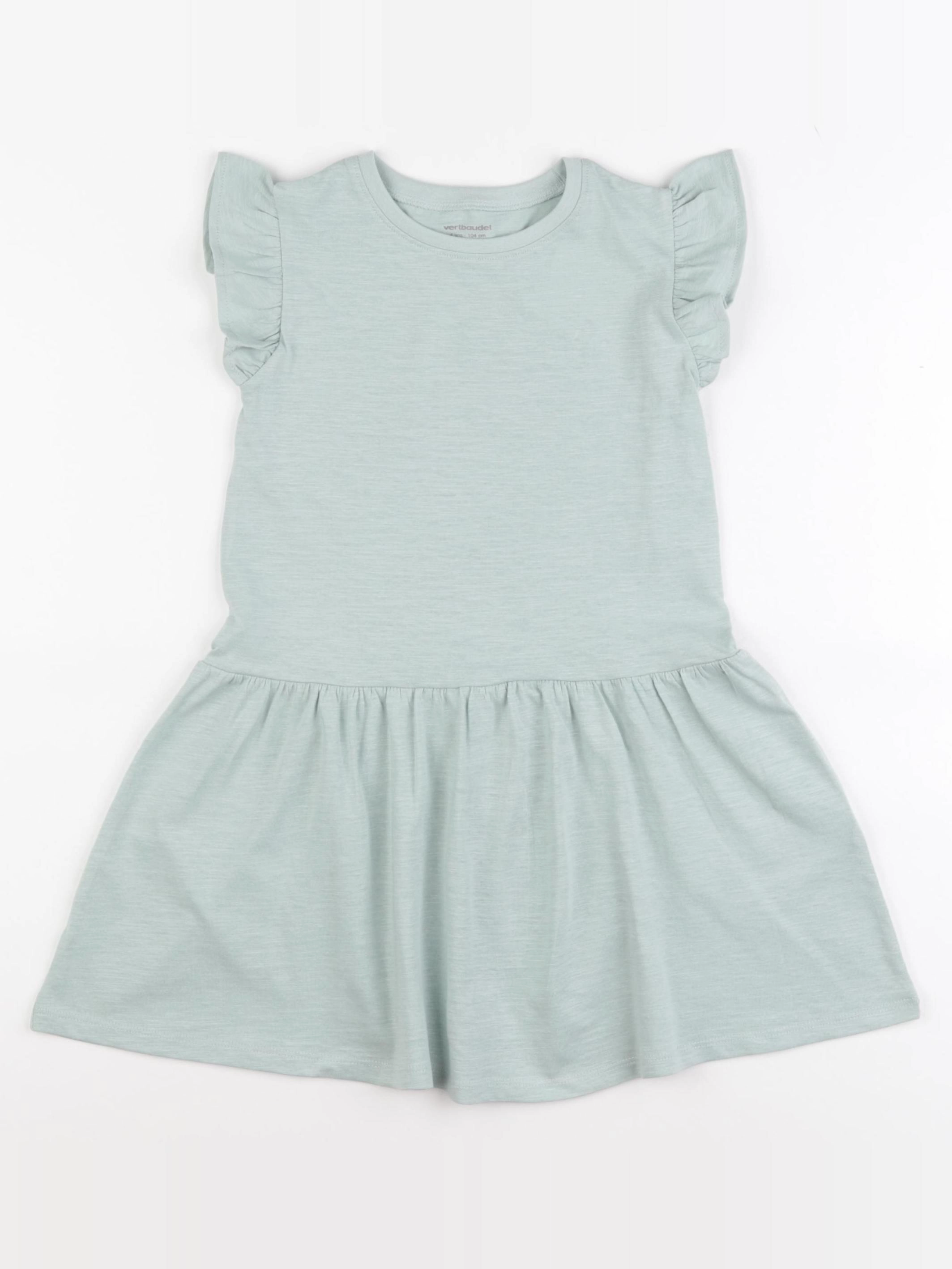 Vertbaudet - robe vert - 4 ans