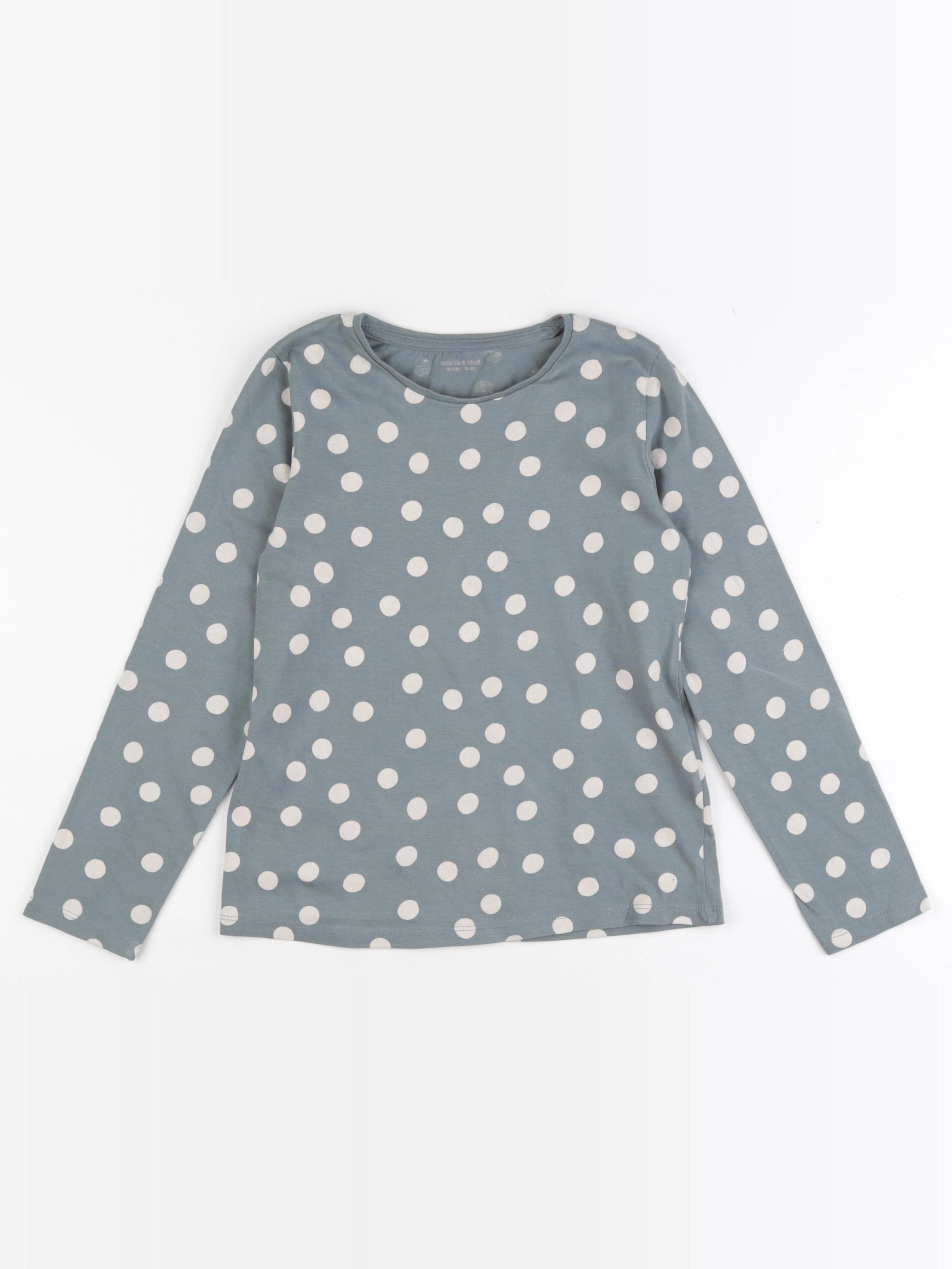 Vertbaudet - tee-shirt bleu - 8 ans