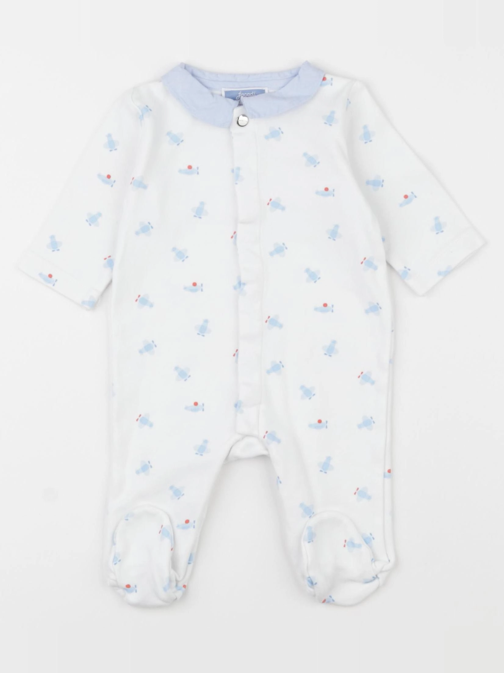 Jacadi - pyjama coton blanc - 3 mois