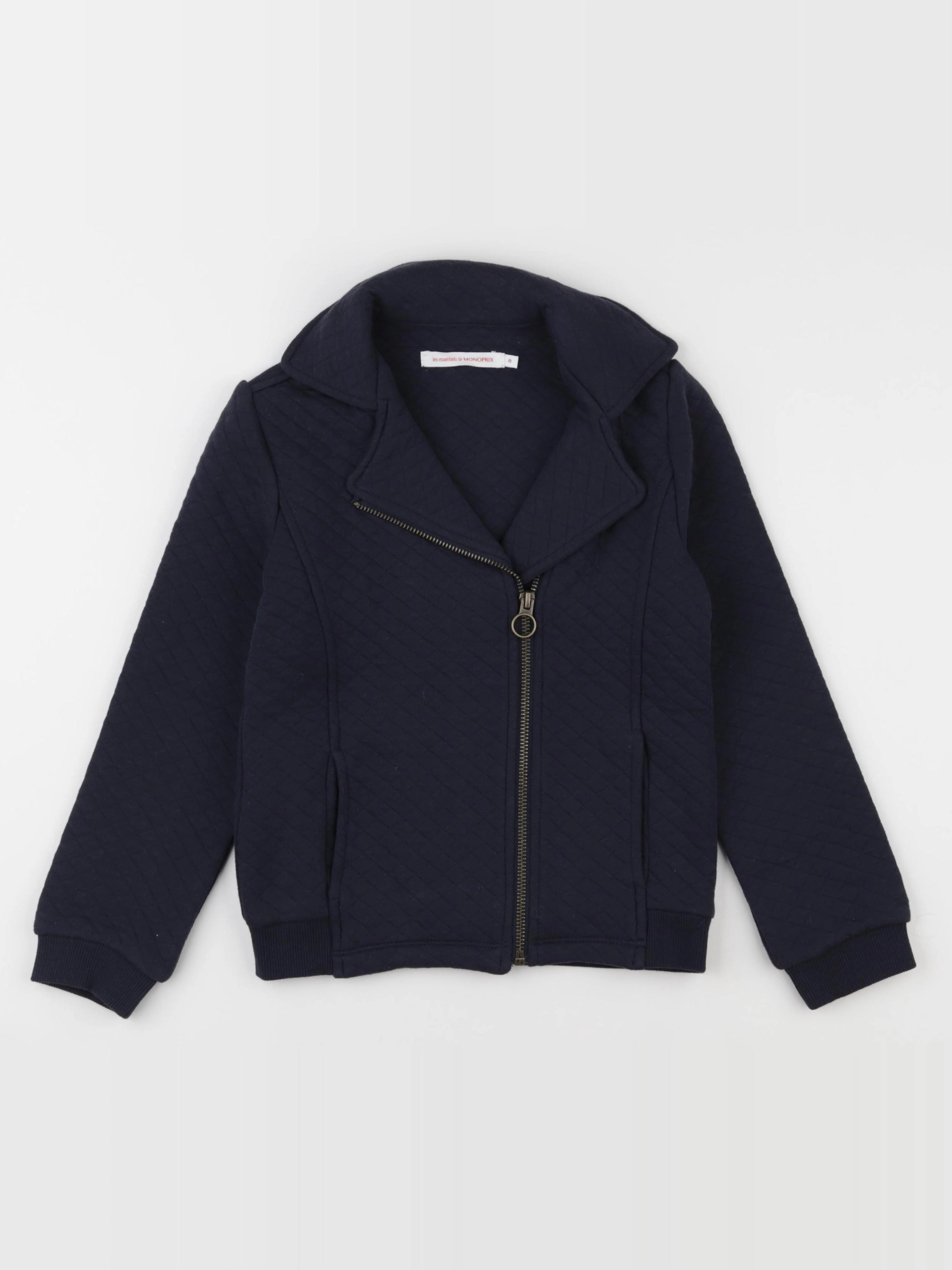 Monoprix - veste bleu - 8 ans
