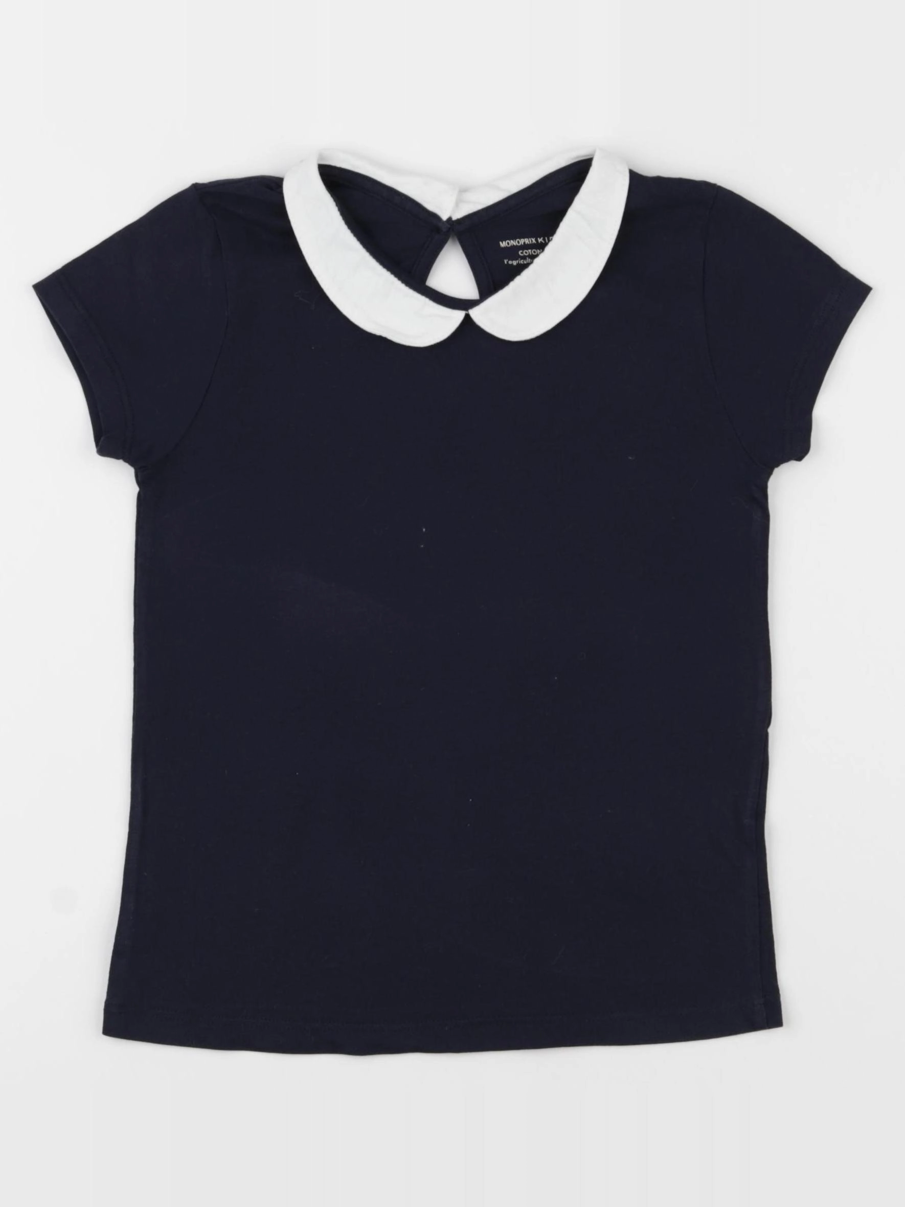 Monoprix - tee-shirt bleu - 6 ans