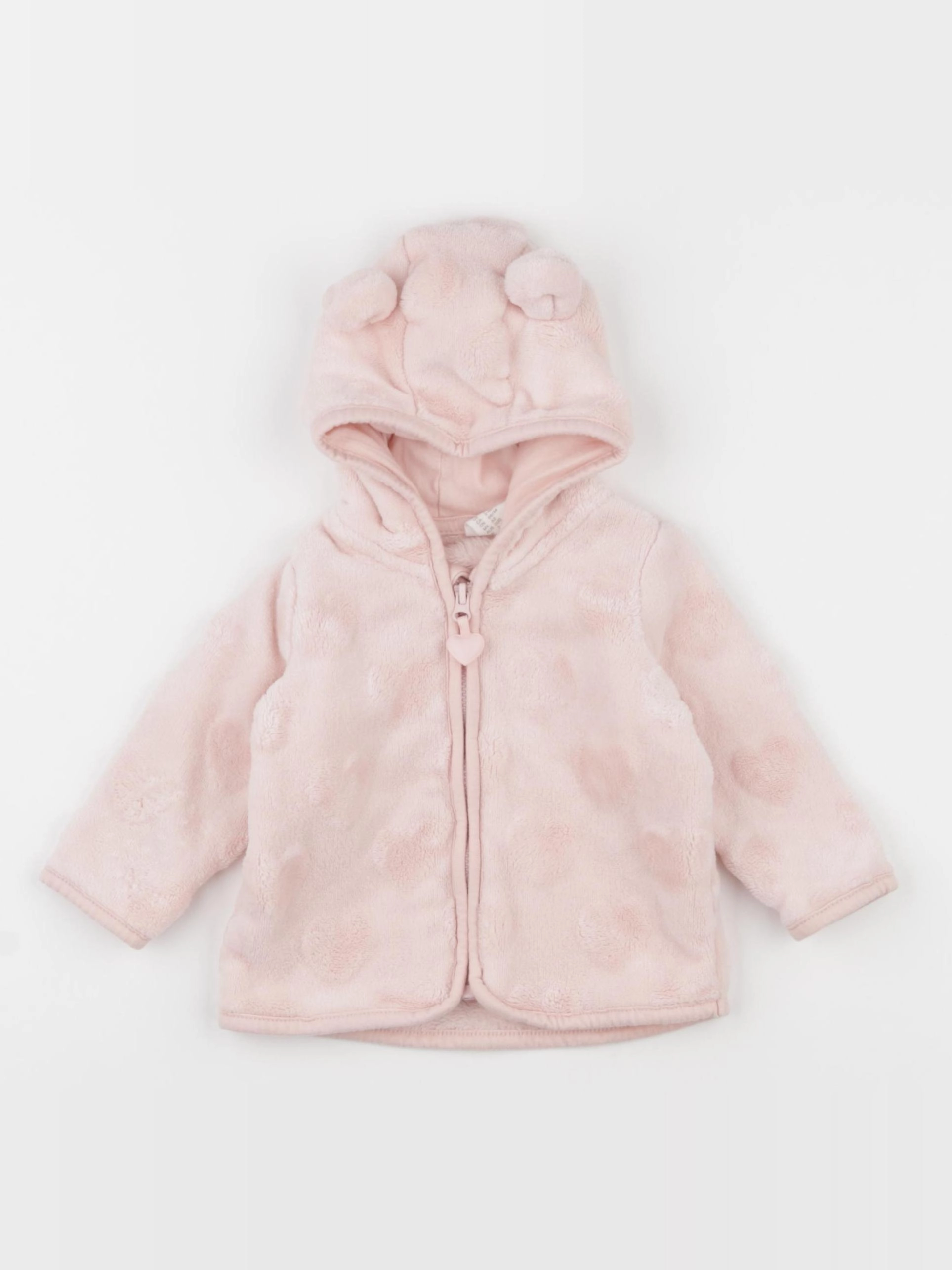 H&M - polaire rose - 2/4 mois