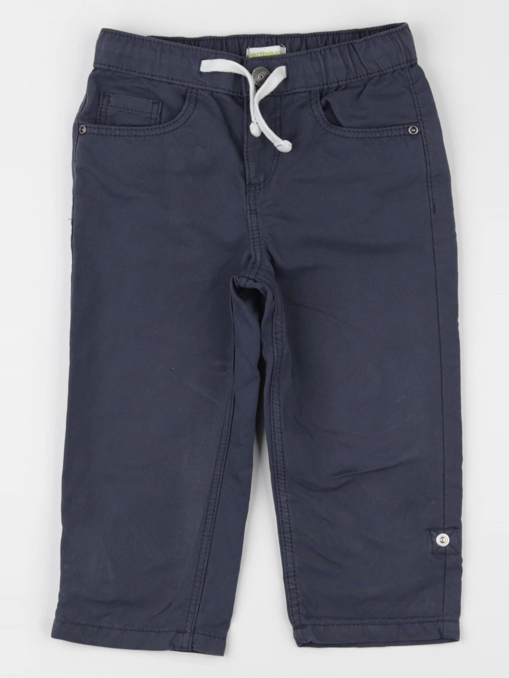 Vertbaudet - pantacourt bleu - 5 ans