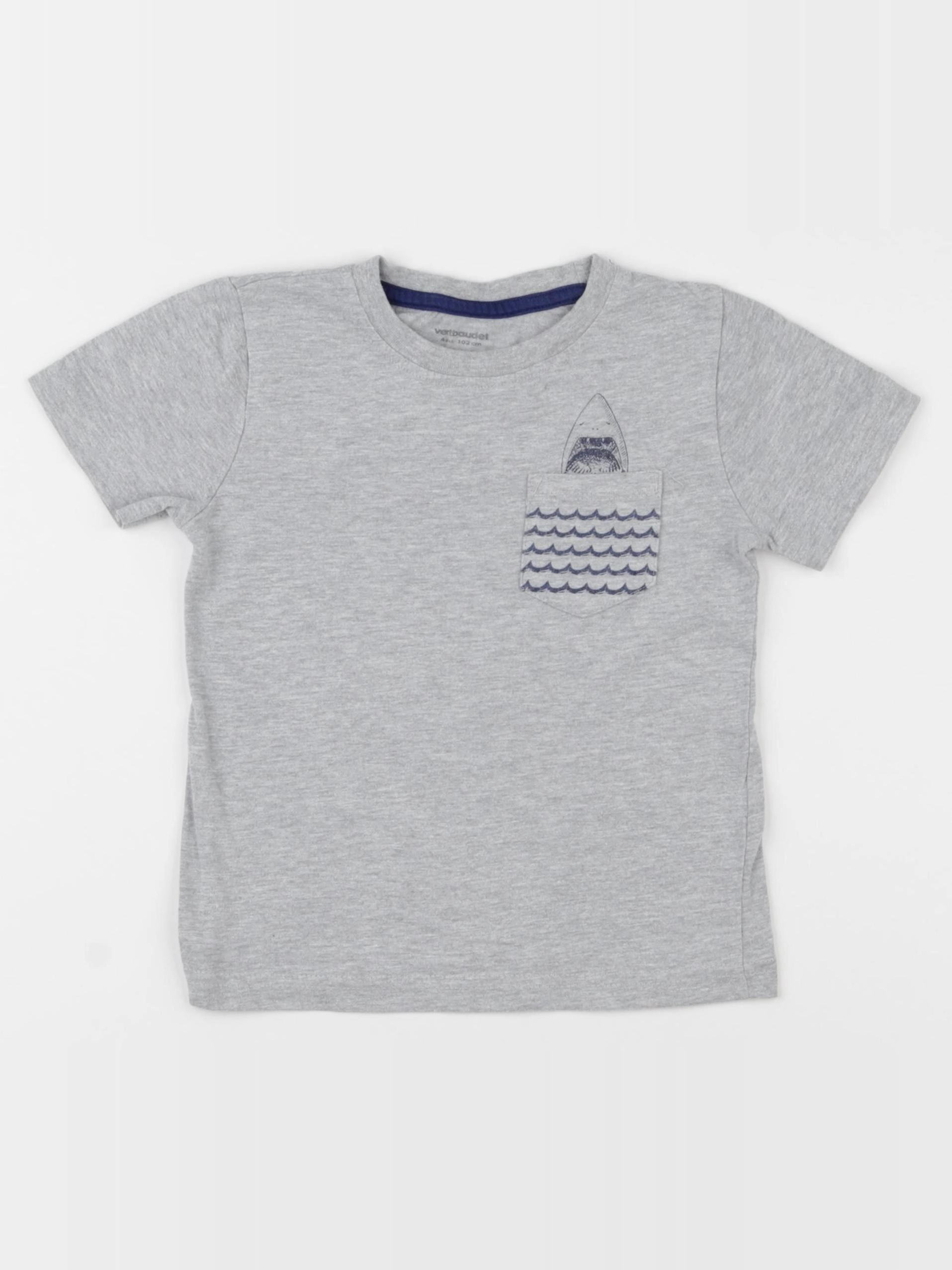 Vertbaudet - tee-shirt gris - 4 ans