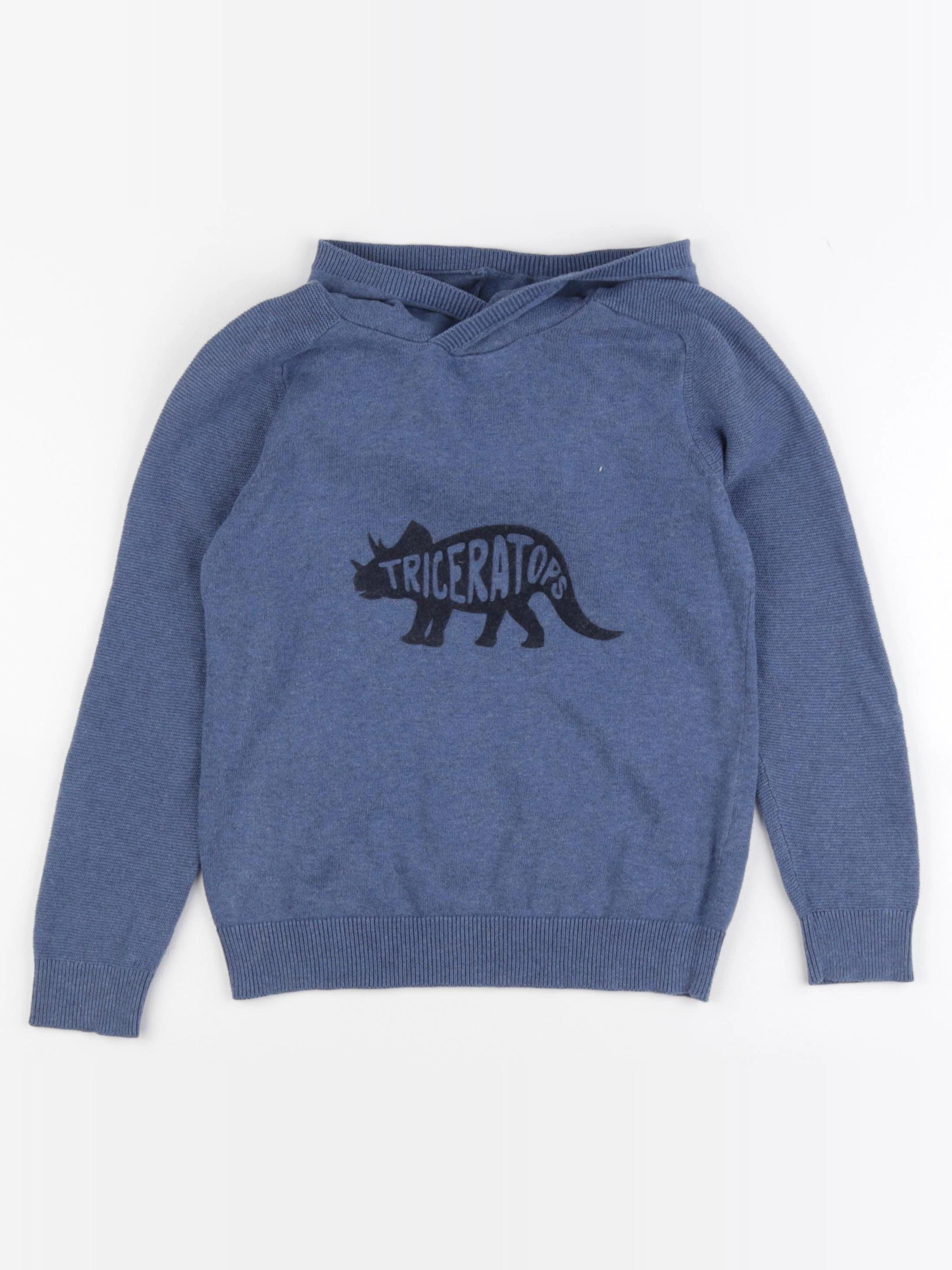 Vertbaudet - pull bleu - 8 ans