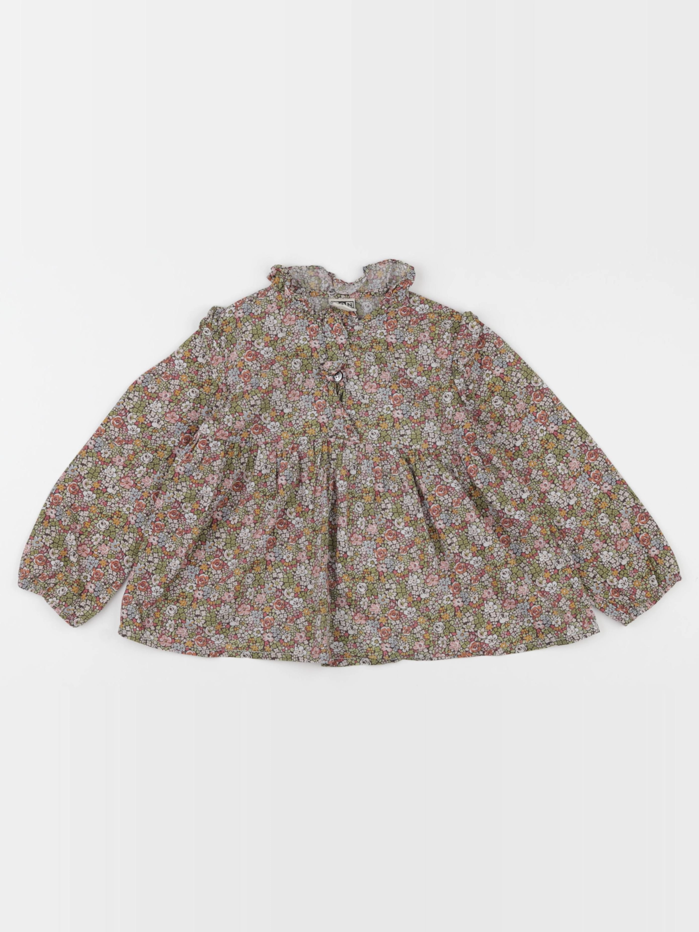 Bonton - blouse multicolore - 4 ans